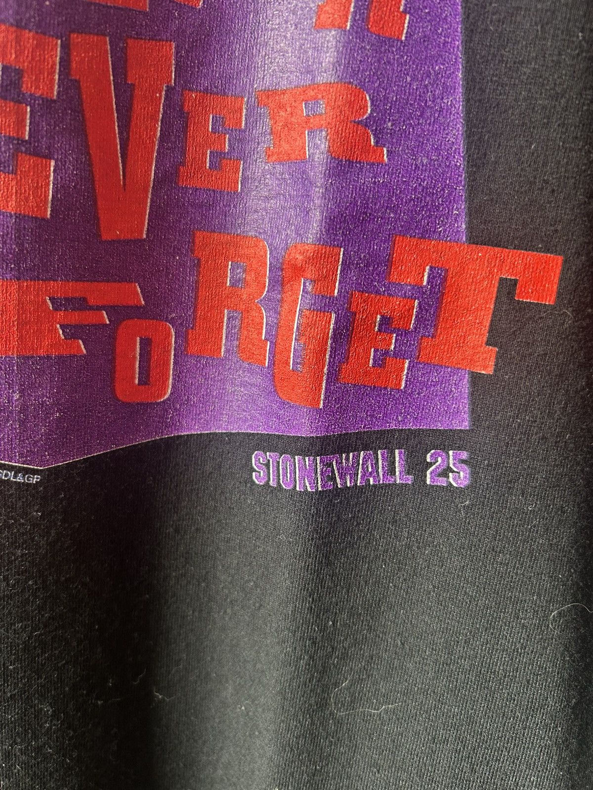 Hanes Vintage 1984 LGBTQ+ Stonewall Riots 25th Single Stitch Tee Size US XL / EU 56 / 4 - 4 Thumbnail