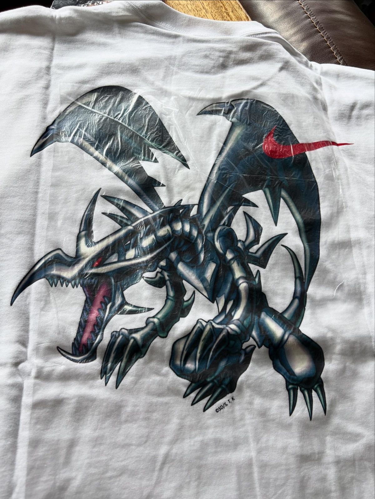 Nike Nike x Yu-Gi-Oh! Men's Swoosh Tee - White - Size L - NEW Size US L / EU 52-54 / 3 - 2 Thumbnail