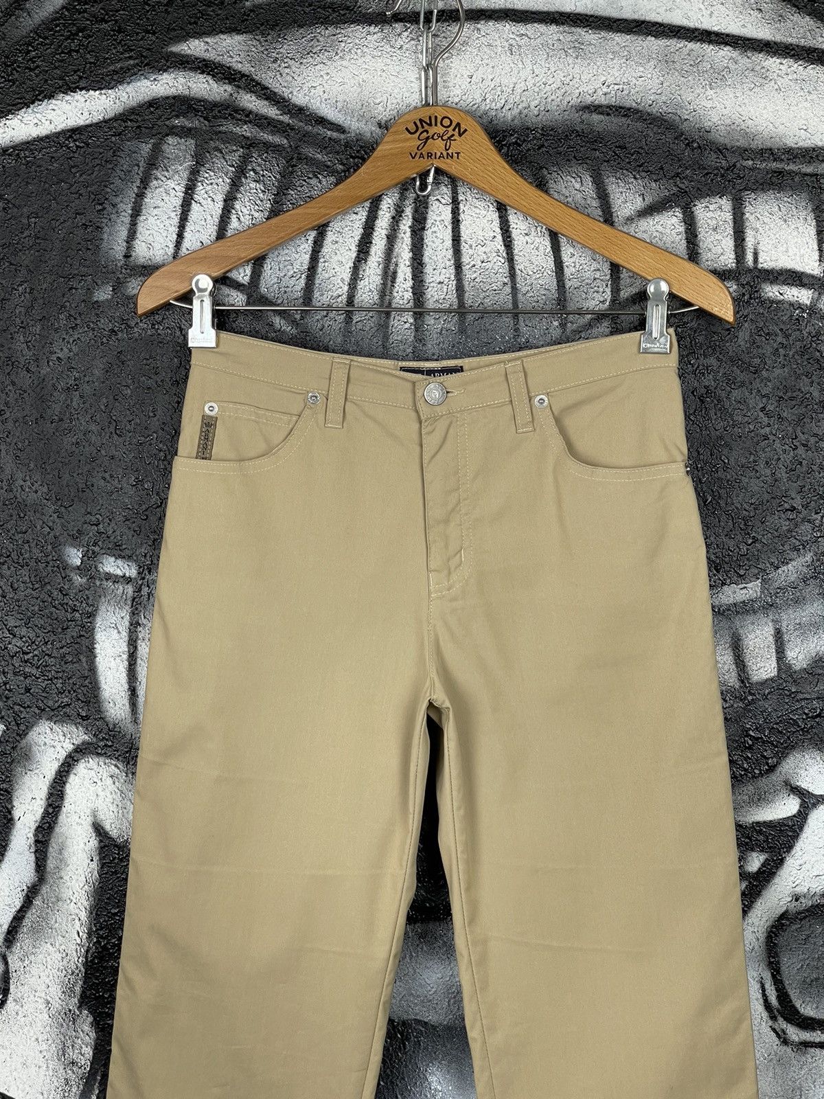 Armani Armani Jeans Comfort Fit Beige Italian Pants Women’s Size 27 Size 27" / US 4 / IT 40 - 3 Thumbnail