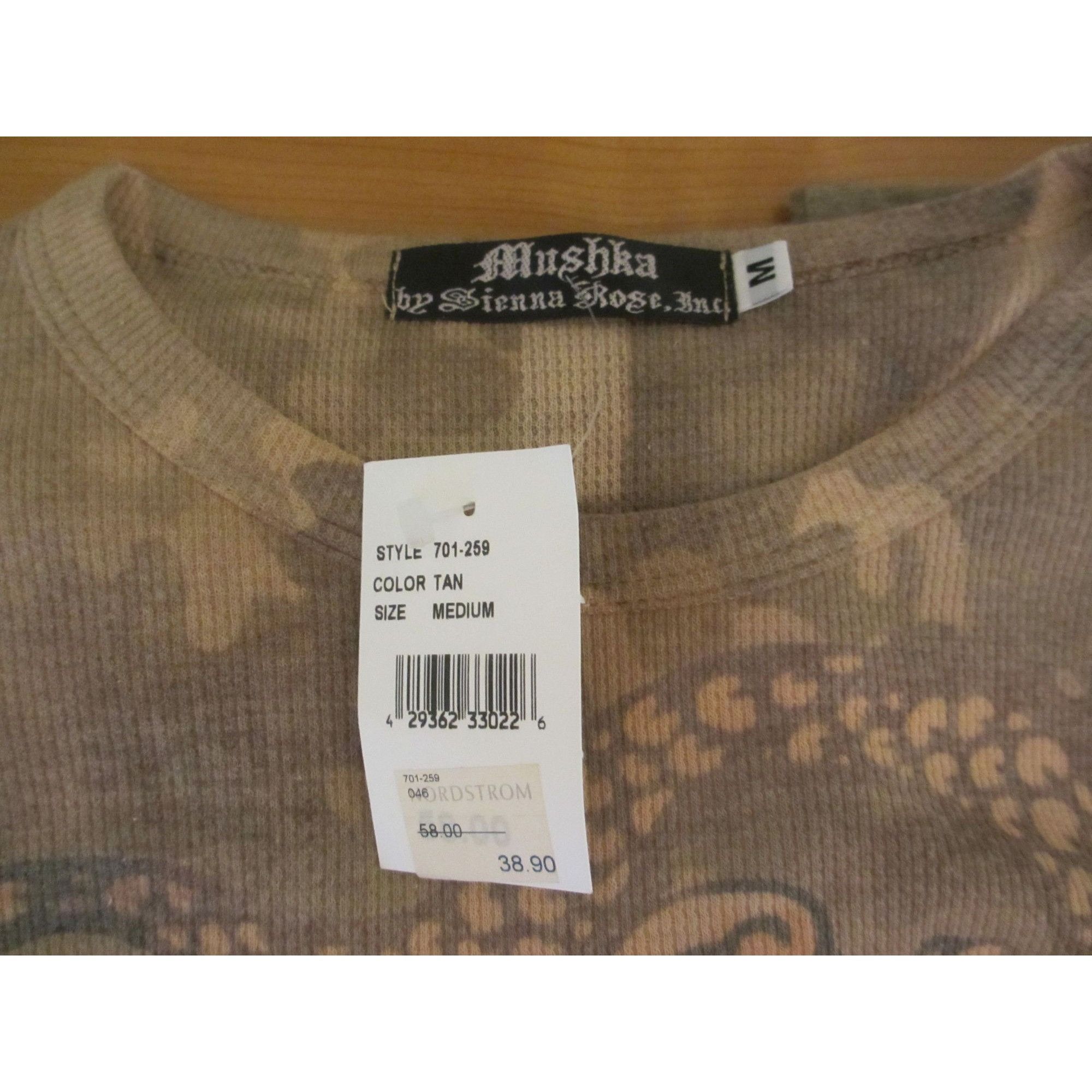 Other Mushka By Sienna Rose Inc Dragon Print Long Sleeve Ribbed To Size M / US 6-8 / IT 42-44 - 5 Thumbnail