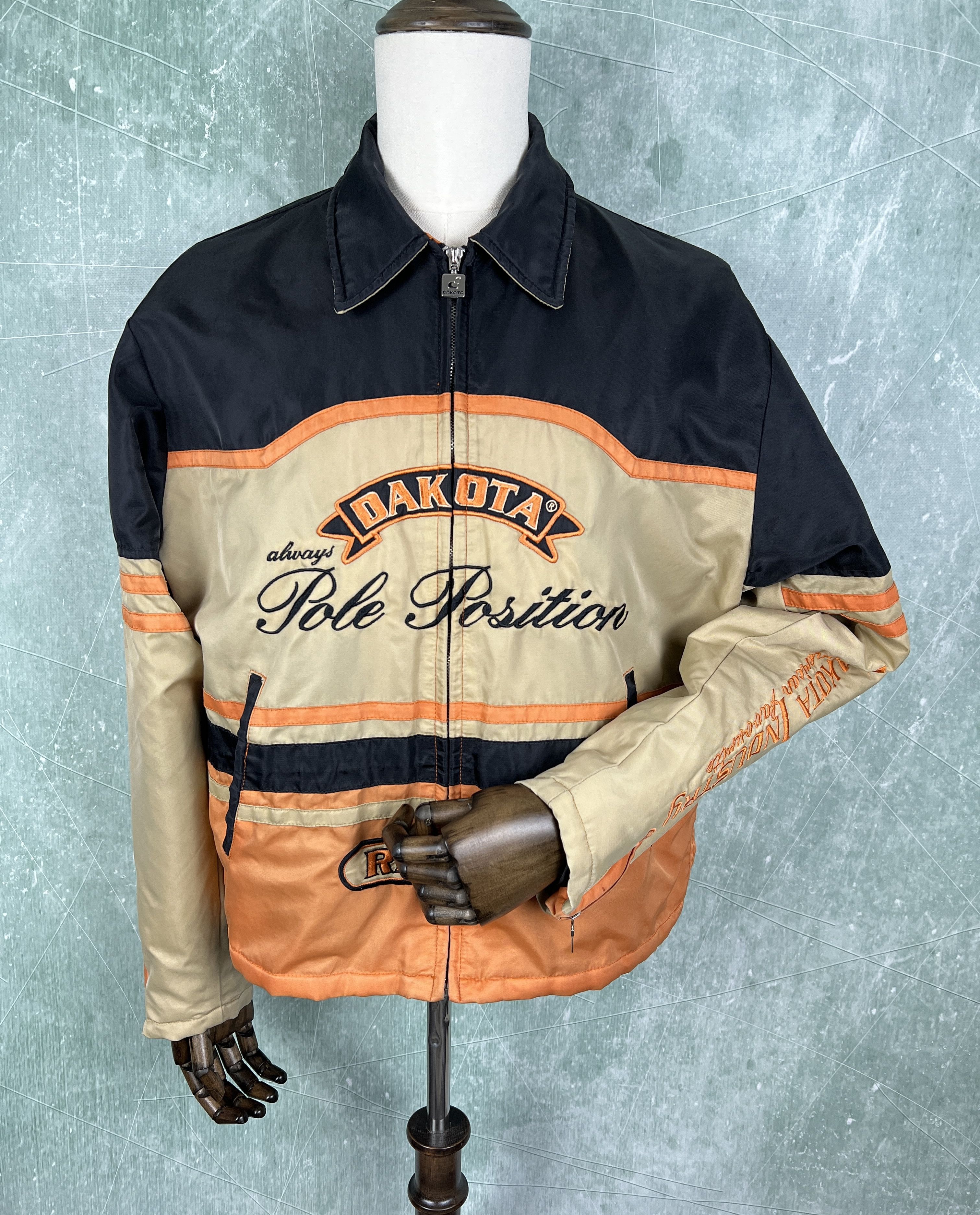 Other Vintage Dakota Industry Racing "Pole Position" Moto Jacket Size US L / EU 52-54 / 3 - 1 Thumbnail