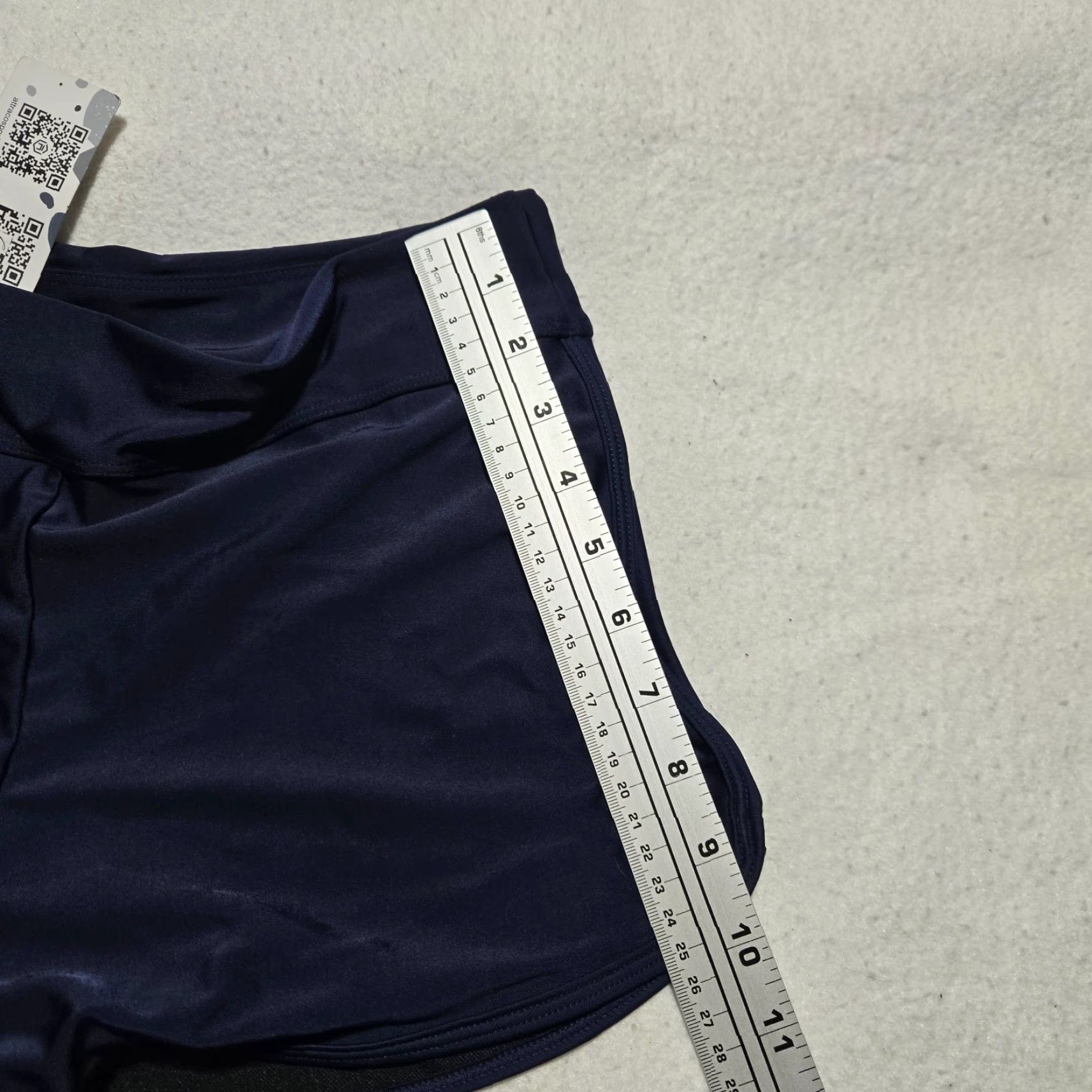 Vintage Fashion World Women's Swim Shorts NWT Lightweight SZ L Blue Bottoms Quick Dry Cargo Pocket Bathing Suit Bottoms Size 36" / US 14 / IT 50 - 5 Thumbnail