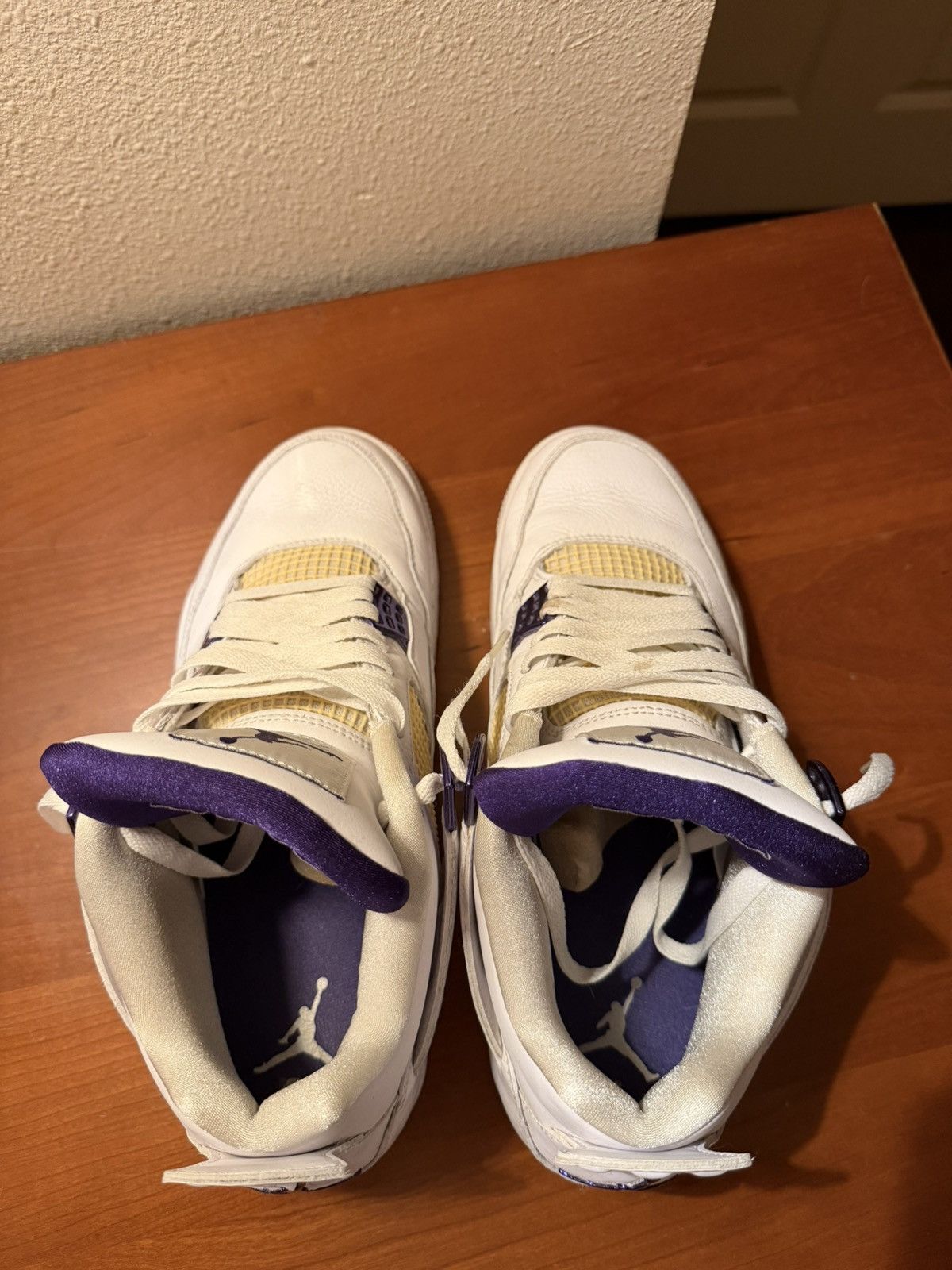 Jordan Brand Jordan 4 Retro Metallic Purple Size US 10.5 / EU 43-44 - 5 Thumbnail