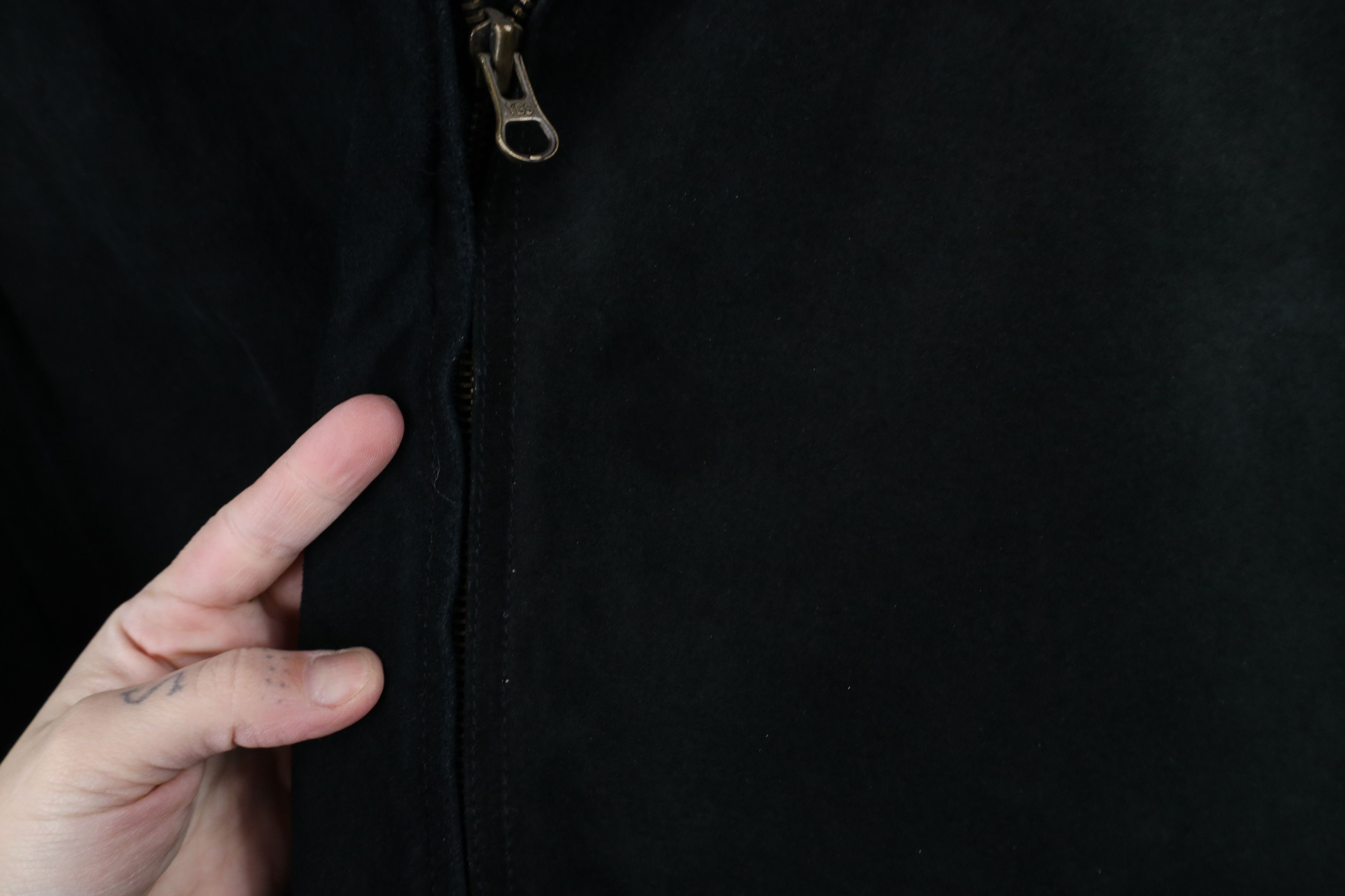 Vintage Vintage 90s Streetwear Faded Quilted Suede Leather Jacket Size US L / EU 52-54 / 3 - 4 Thumbnail
