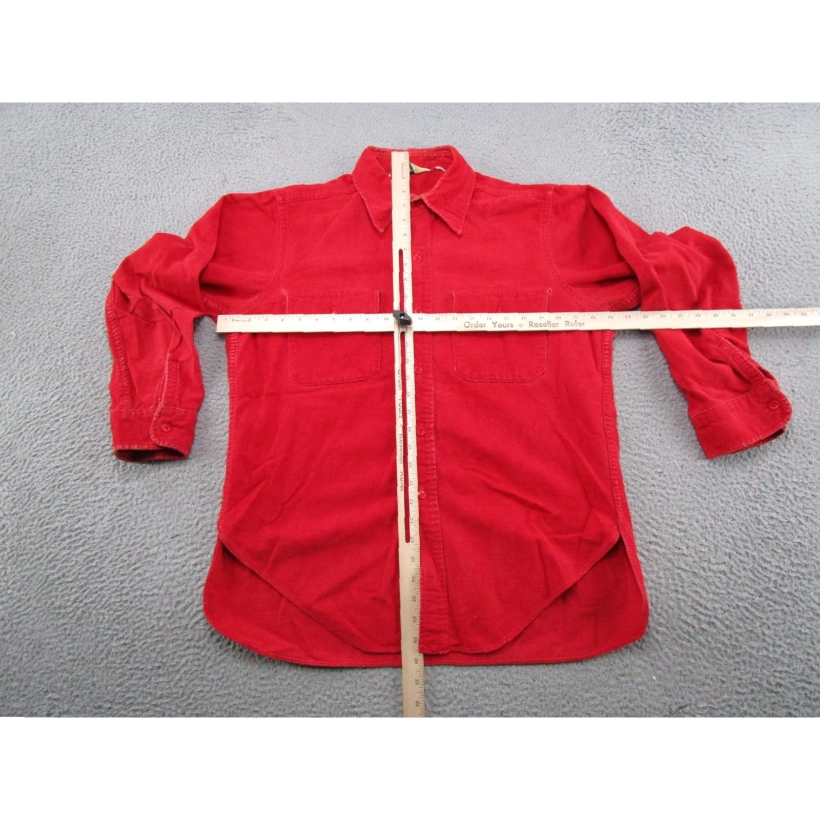 Vintage VINTAGE Woolrich Shirt Mens 16 Red Button Up Flannel Heavyweight 90s 60s 70s Retro USA Casual Winter Fall Spring Mens Size US L / EU 52-54 / 3 - 7 Thumbnail