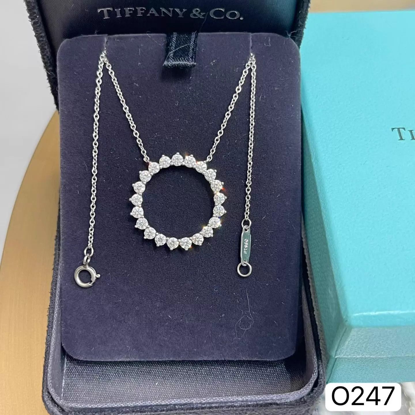 Tiffany & Co. Tiffany & Co. Open Circle Diamond Sunflower Necklace Size ONE SIZE - 3 Thumbnail