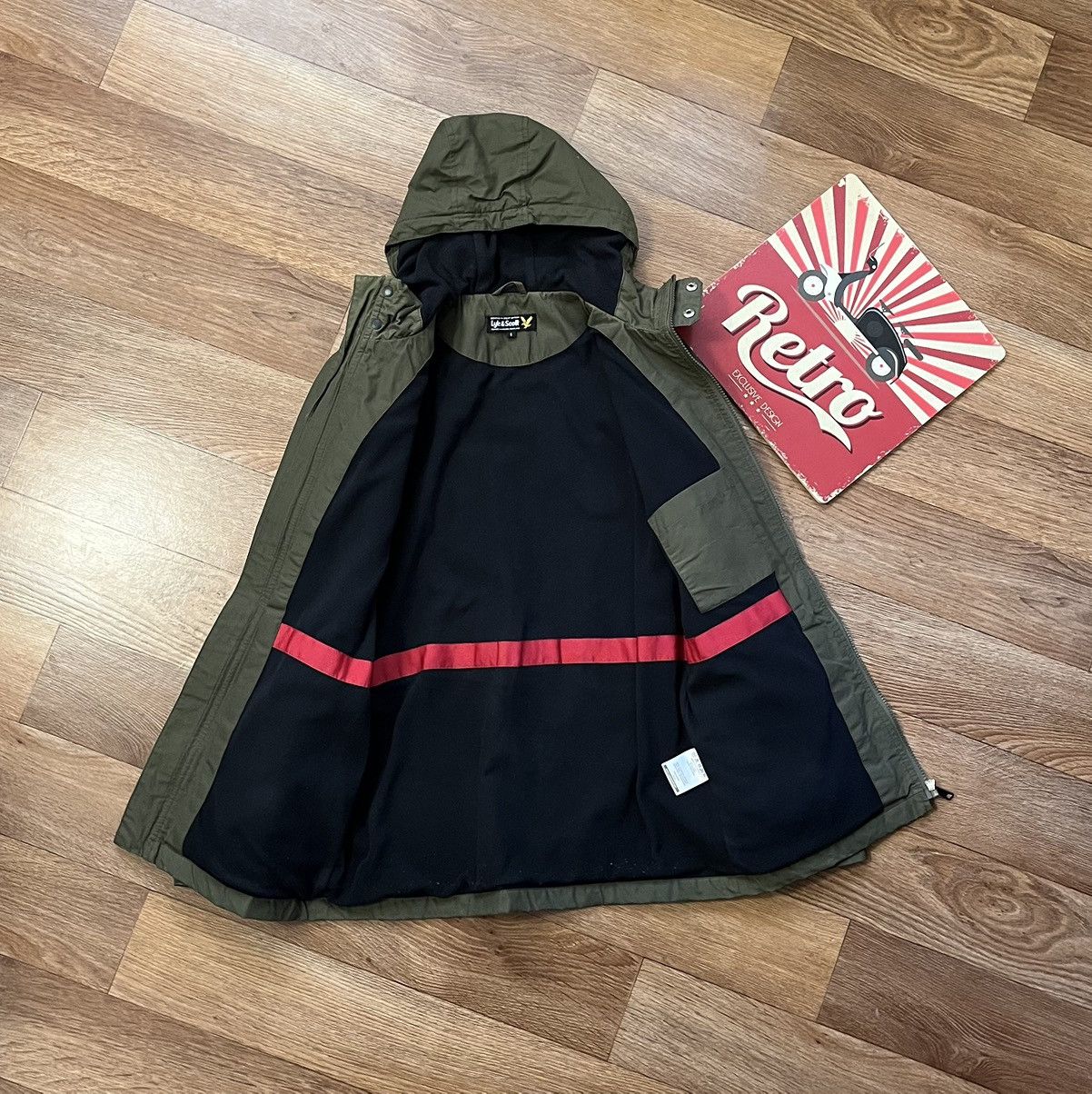 Lyle & Scott Lyle & Scott Hooded Pocket Waterproof Jacket Size US S / EU 44-46 / 1 - 4 Thumbnail