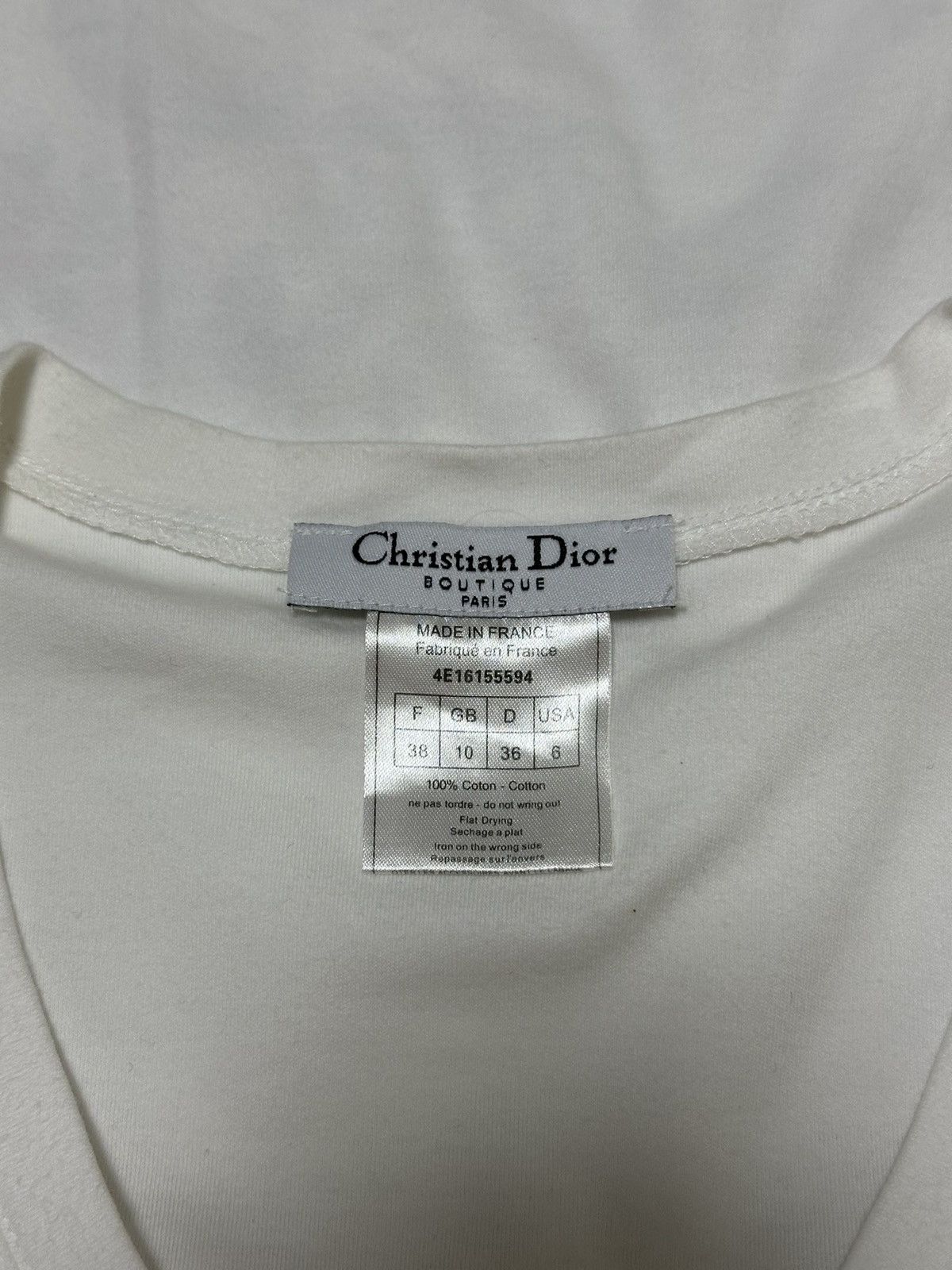 Dior CHRISTIAN DIOR Spring Summer 2004 Gitane Tatoo Print T-Shirt Size S / US 4 / IT 40 - 5 Thumbnail