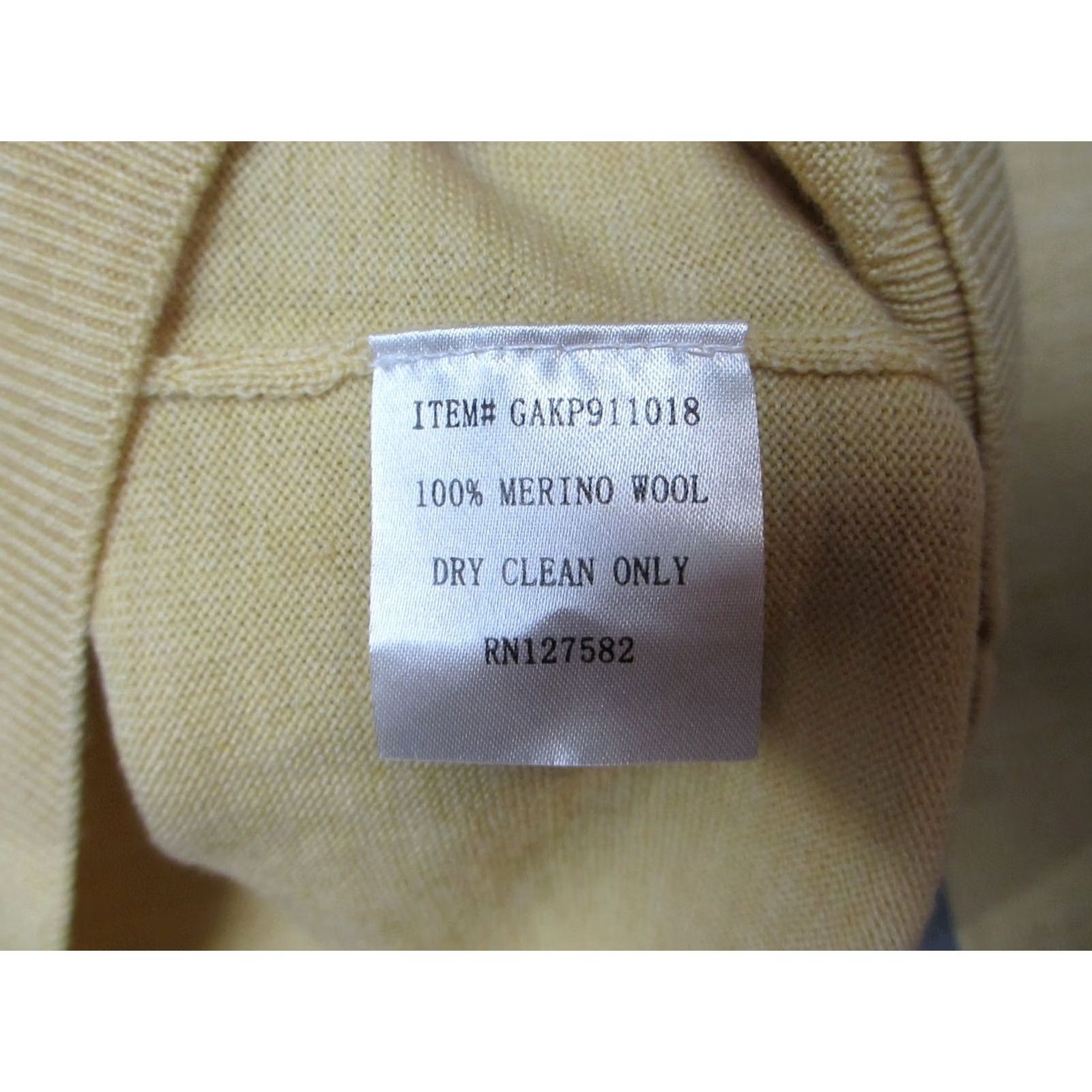 Sunflower Aristo Eighteen Sweater Mens Medium Yellow Sunflower Melange Merino Wool Perth V-Neck New Size US M / EU 48-50 / 2 - 5 Thumbnail
