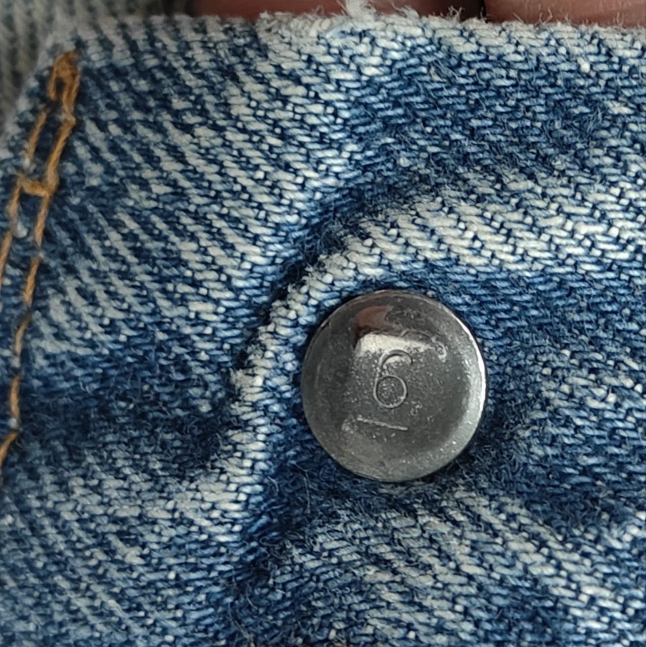 Levi's 60s Vtg Rare Levi's 501 Selvedge , Button no 6 Size US 29 - 4 Thumbnail