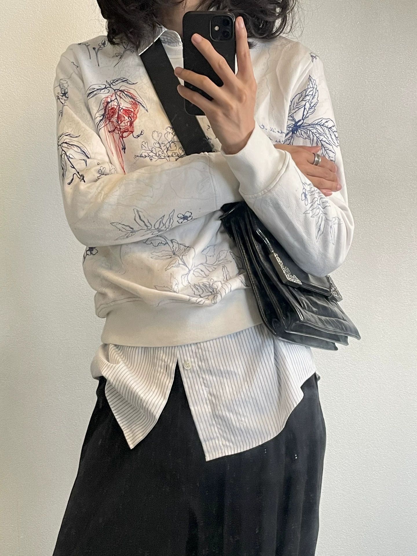 Alexander McQueen AMQ 16ss Plant Manuscript Hoodie L Small Unf Embro Size US L / EU 52-54 / 3 - 1 Thumbnail