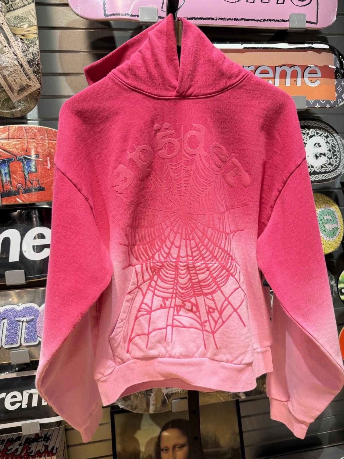 Sp5der Sp5der Pink Pullover Gel Hoodie Size Medium 2026 Size US M / EU 48-50 / 2 - 3 Thumbnail
