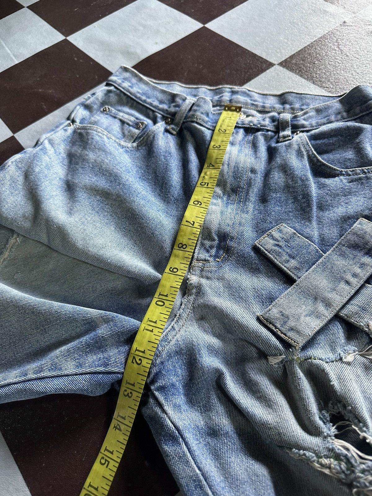 Vintage B.scott blue denim jeans Size US 28 / EU 44 - 15 Thumbnail