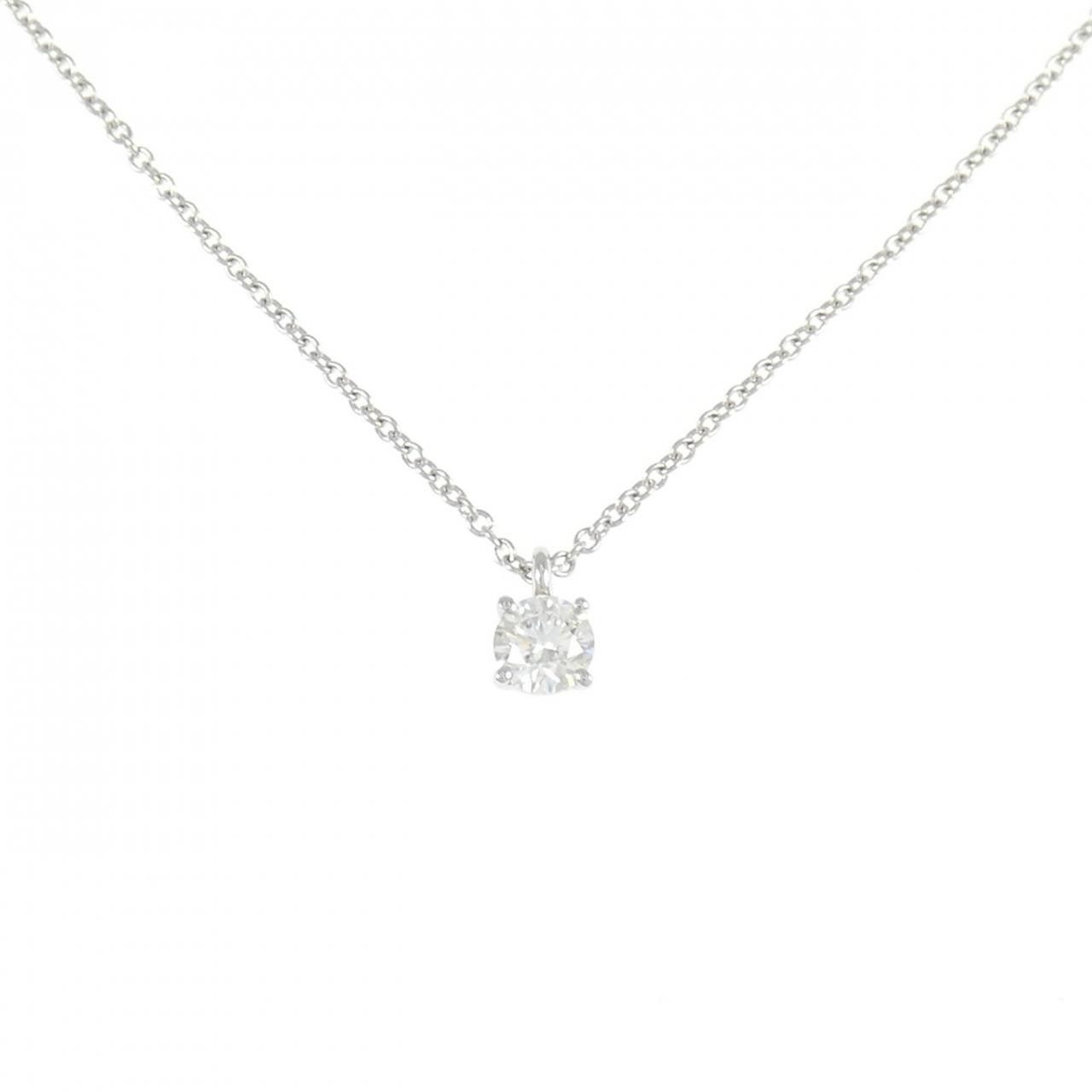 Tiffany & Co. Tiffany & Co. Tiffany Solitaire Platinum Diamond Necklace Precious Metal Necklace DUTY FREE for USA Size ONE SIZE - 1 Thumbnail