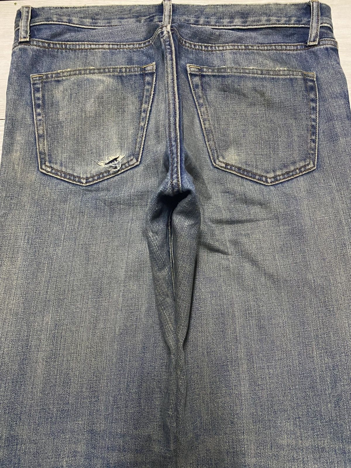 Uniqlo Vintage Uniqlo Mud Wash Distressed Slim Fit Jeans Size US 34 / EU 50 - 4 Thumbnail