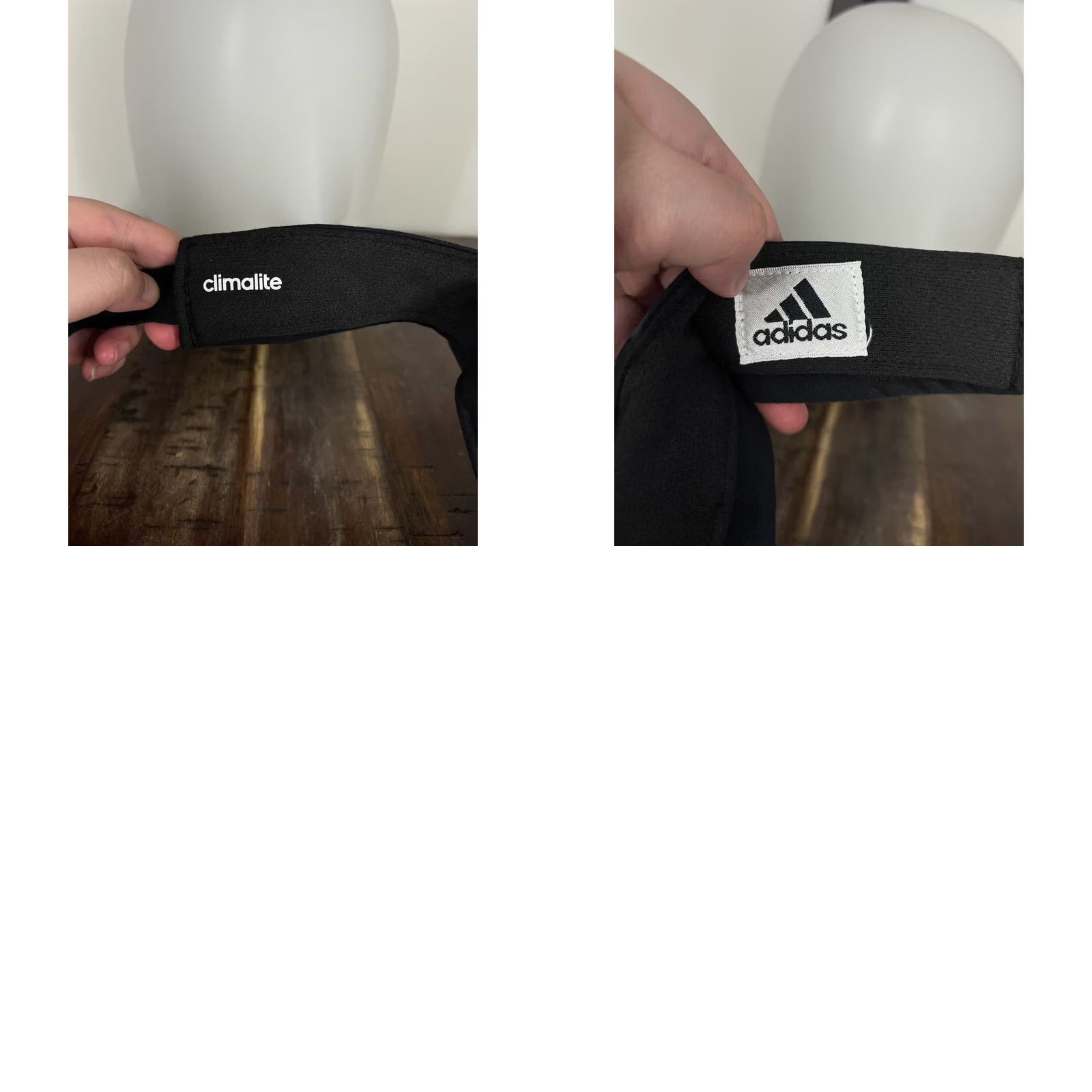 Adidas Adidas Visor Black Twill Cotton Climalite Adjustable One Size Baseball Golf Hat Cap Unisex Adults Men Women Mens Womens Boys Girls Size ONE SIZE - 9 Thumbnail