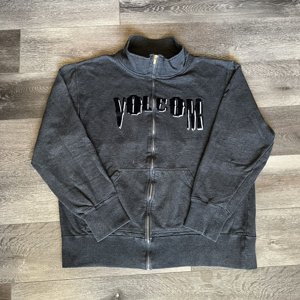 Volcom Vintage 2000s Volcom Stone Skater Logo Full Zip Sweatshirt Size US XXL / EU 58 / 5 - 1 Thumbnail