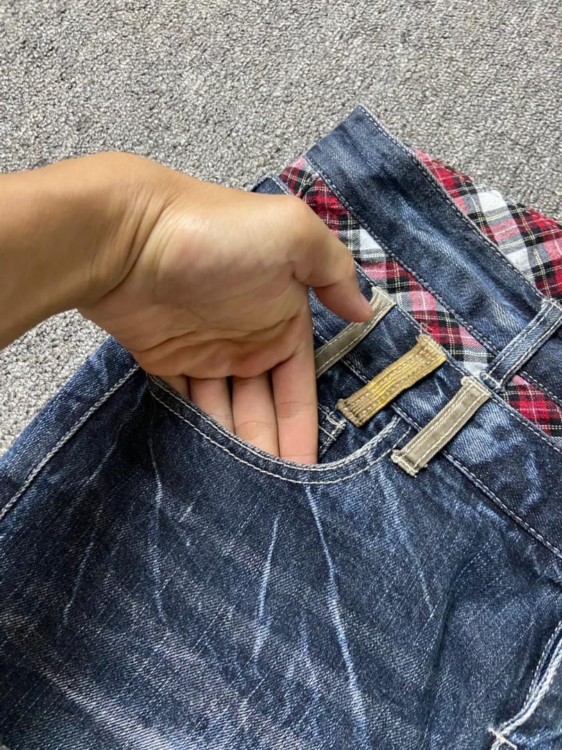 Japanese Brand Roddie Brand Capri Denim Jeans with Double Waist (184) Size US 34 / EU 50 - 9 Thumbnail
