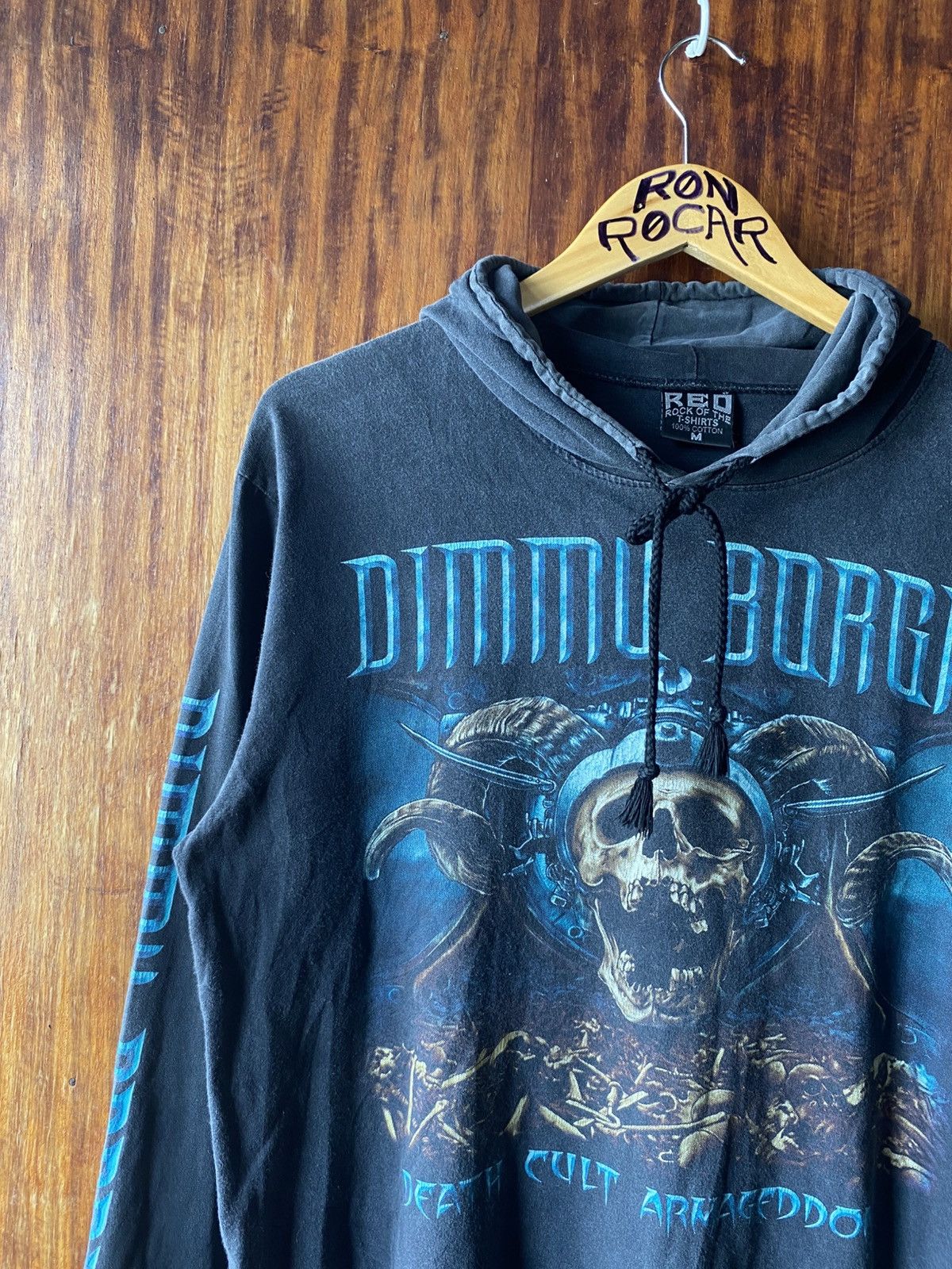 Band Tees VINTAGE DIMMU BORGIR HOODIE BLACK METAL Size US M / EU 48-50 / 2 - 2 Thumbnail