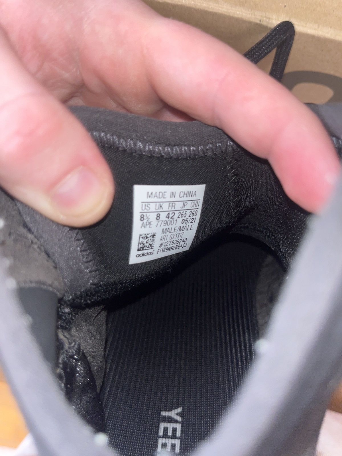Adidas × Yeezy Yeezy QNTM “Onyx” Size US 8.5 / EU 41-42 - 6 Thumbnail