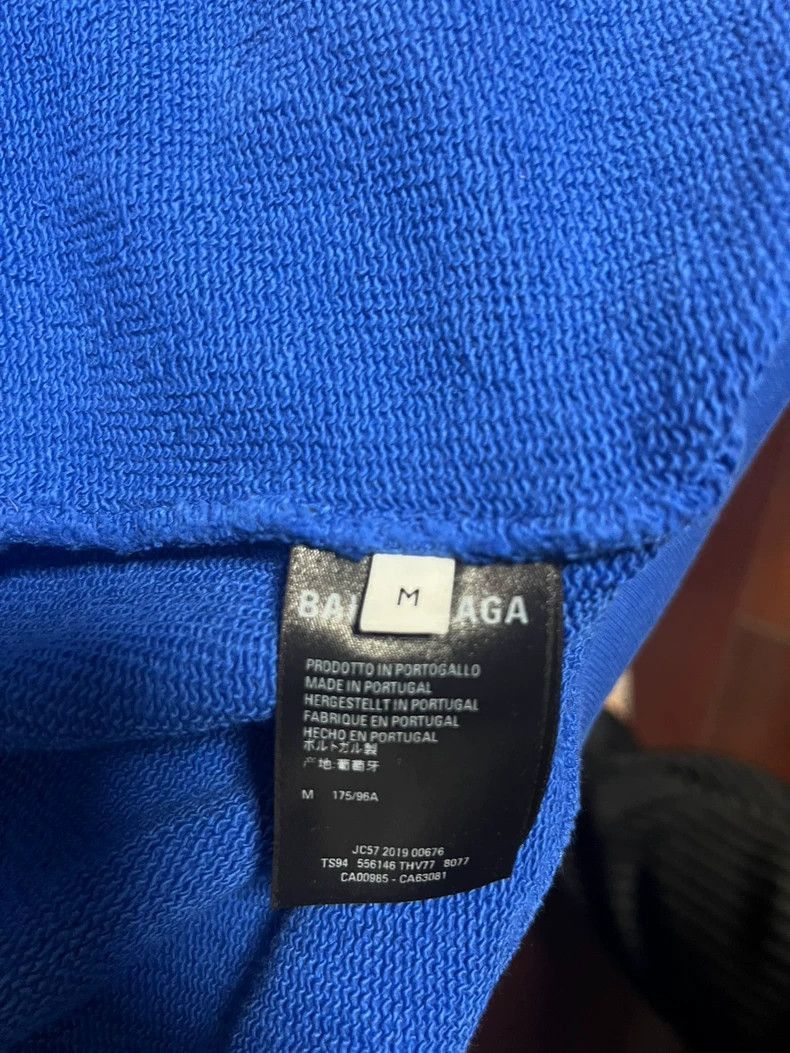 Balenciaga balenciaga blue zip-up hoodie-2507 Size US M / EU 48-50 / 2 - 7 Thumbnail