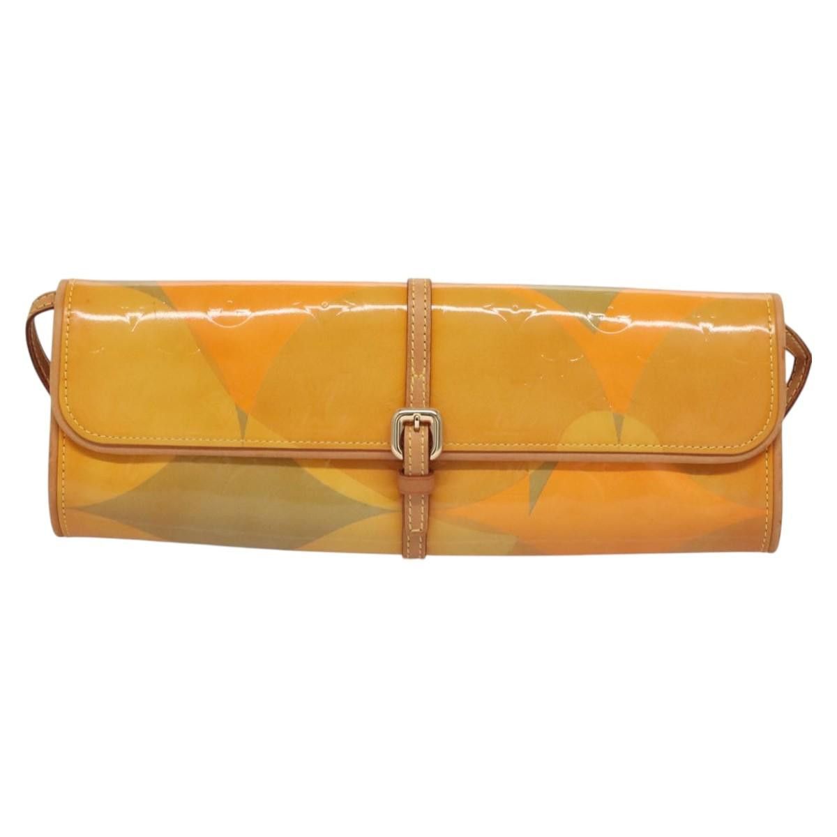 Louis Vuitton Yellow Patent Leather Clutch Bag (Pre-Owned) Size ONE SIZE - 1 Thumbnail