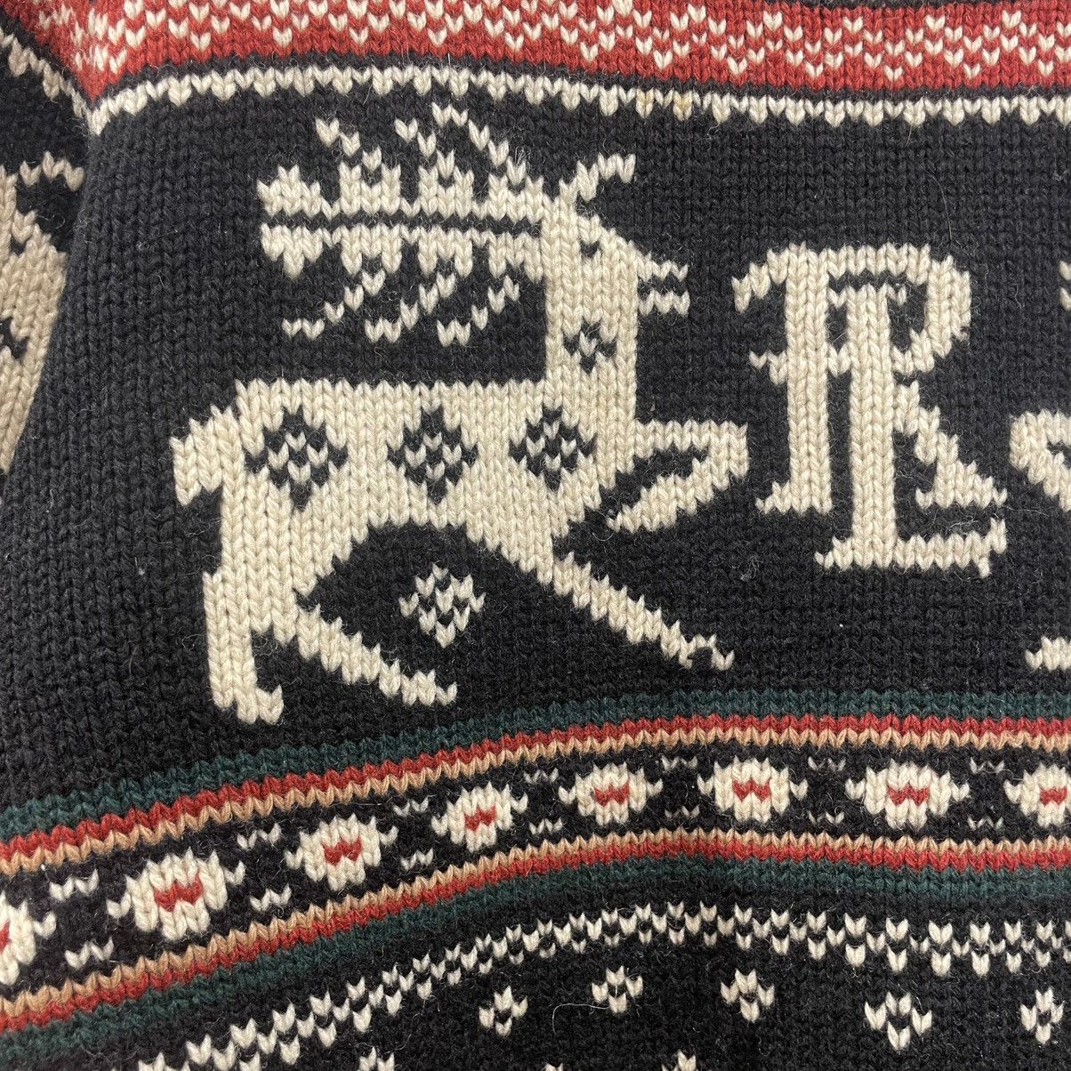Ralph Lauren Vintage Polo Ralph Lauren Reindeer Fair Isle Sweater Size US XL / EU 56 / 4 - 8 Thumbnail