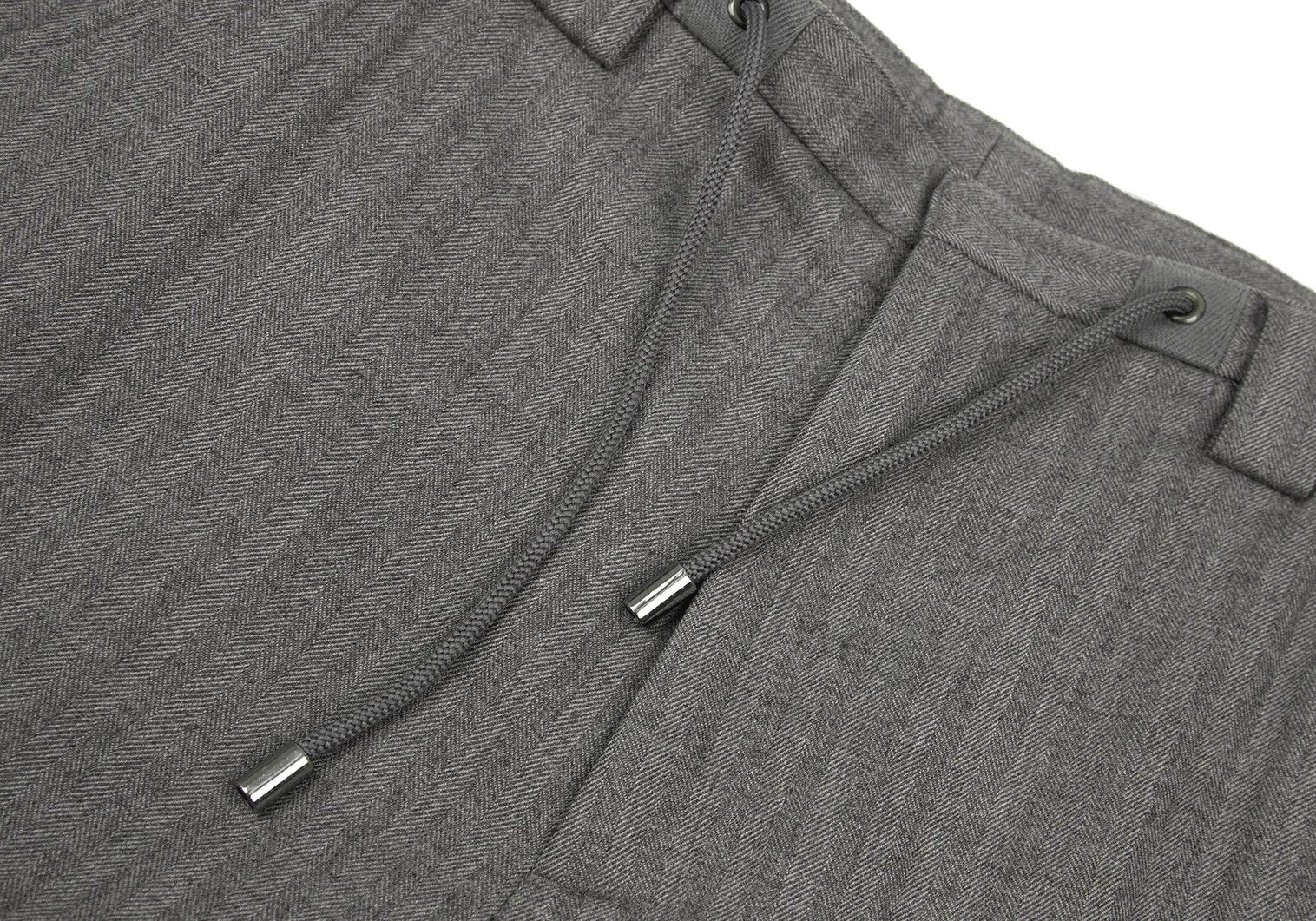 Maison Margiela Wool Herringbone Pants in Gray Size 44 Size US 28 / EU 44 - 3 Thumbnail