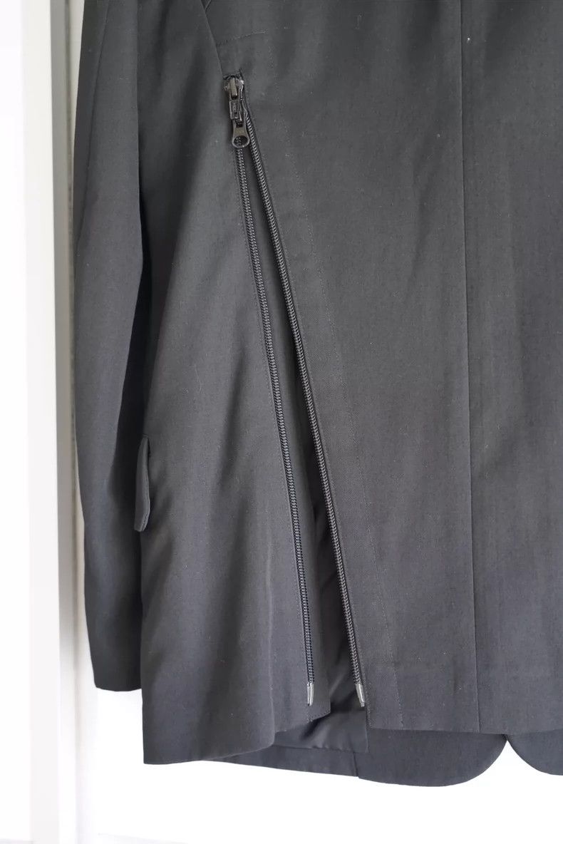 Yohji Yamamoto Yohji Yamamoto size 2 14ss rain-back zip wool suit 2501-Nex Size 38R - 5 Thumbnail
