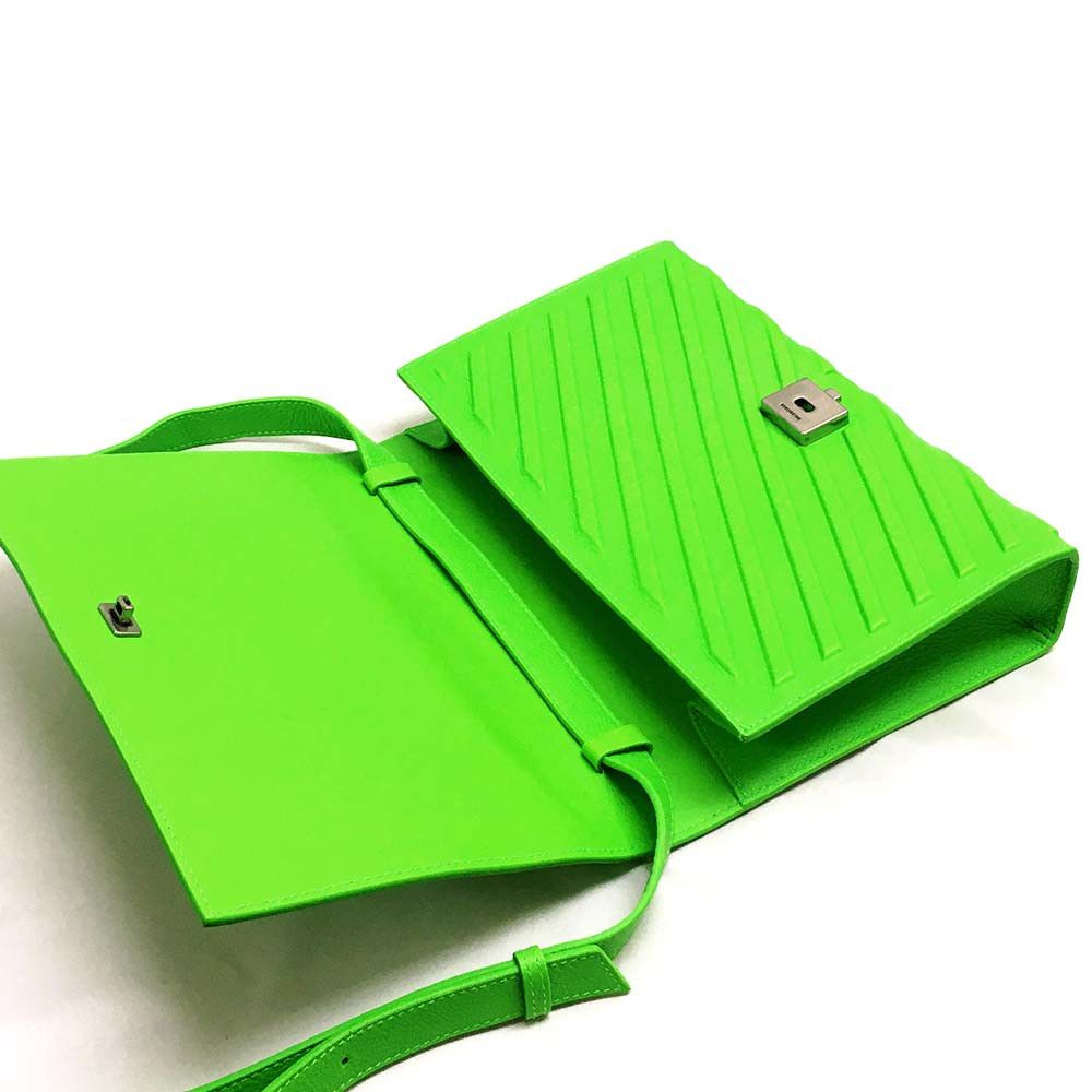 Balenciaga o1s1wg111024 Size: OS Car Flap Bag With Strap in Green Size ONE SIZE - 5 Thumbnail