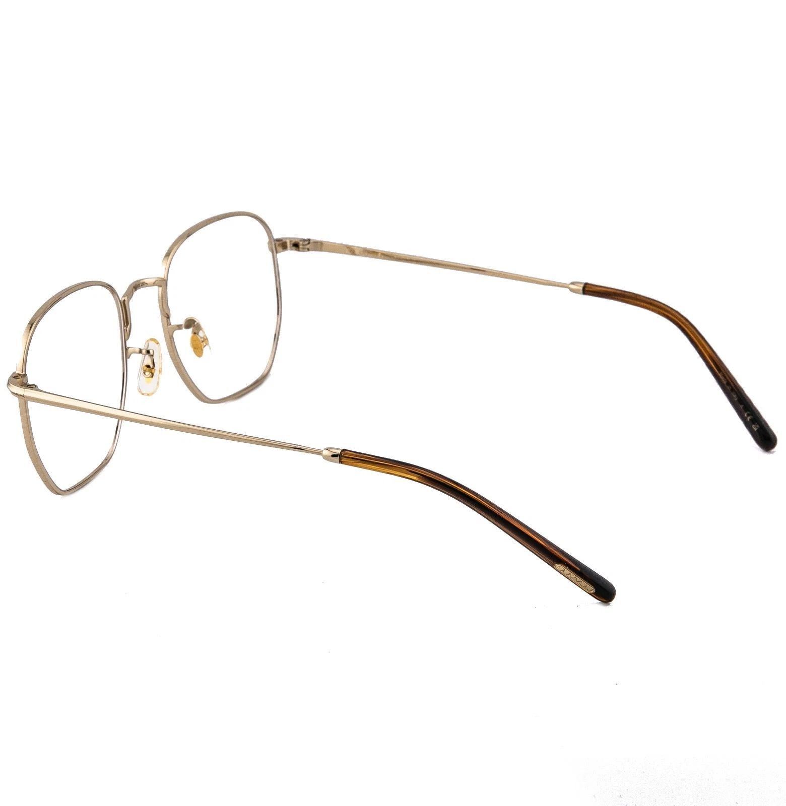 Oliver Peoples OLIVER PEOPLES KIERNEY OV1331 1331 Gold Geometric Eyeglasses Size ONE SIZE - 3 Thumbnail