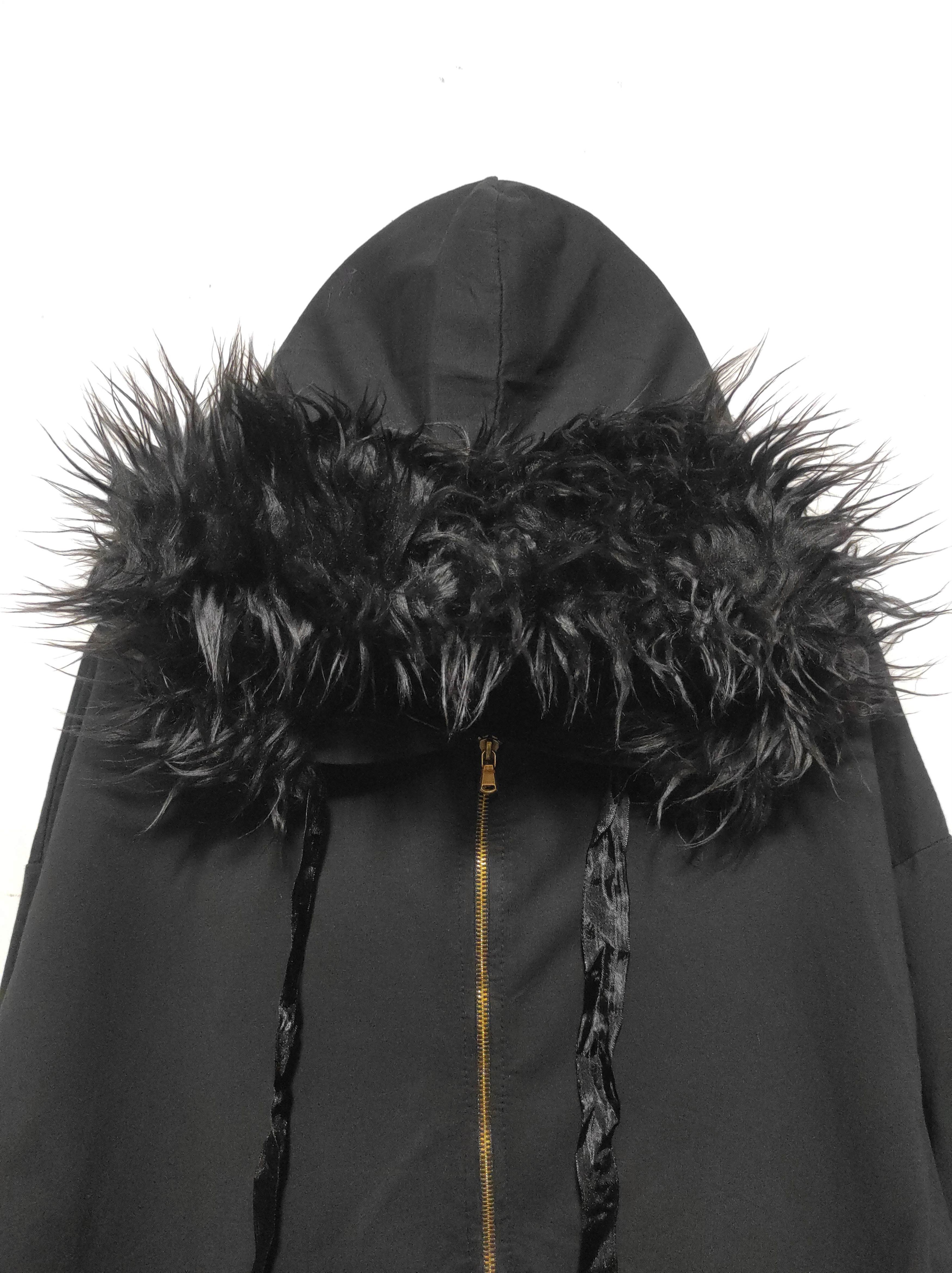 Hysteric Glamour Black Zipper Fur Hoodie LGB style Size US M / EU 48-50 / 2 - 3 Thumbnail