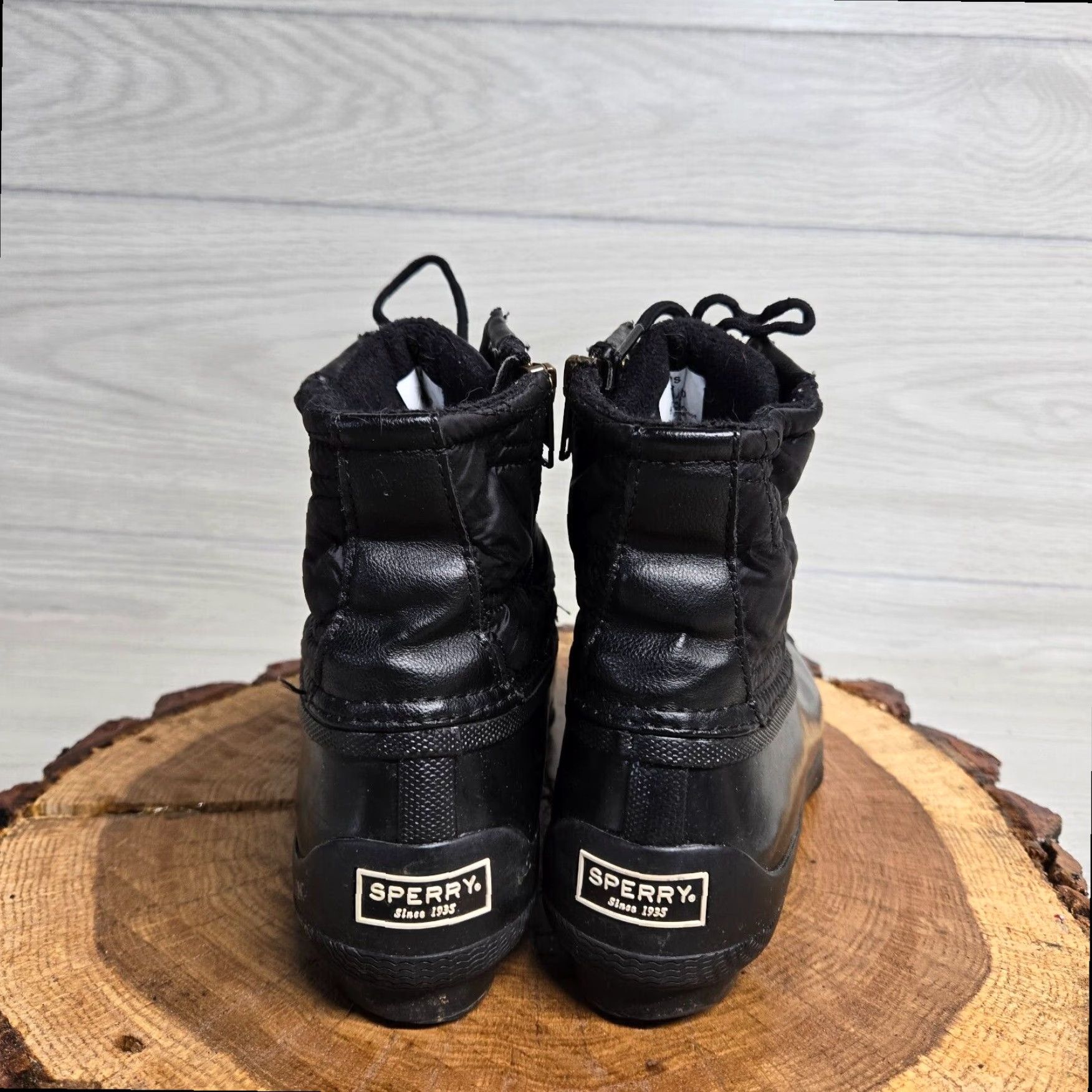 Sperry Sperry Women's Duck Boots Black Quilted Nylon Size 8 Size US 8 / IT 38 - 4 Thumbnail
