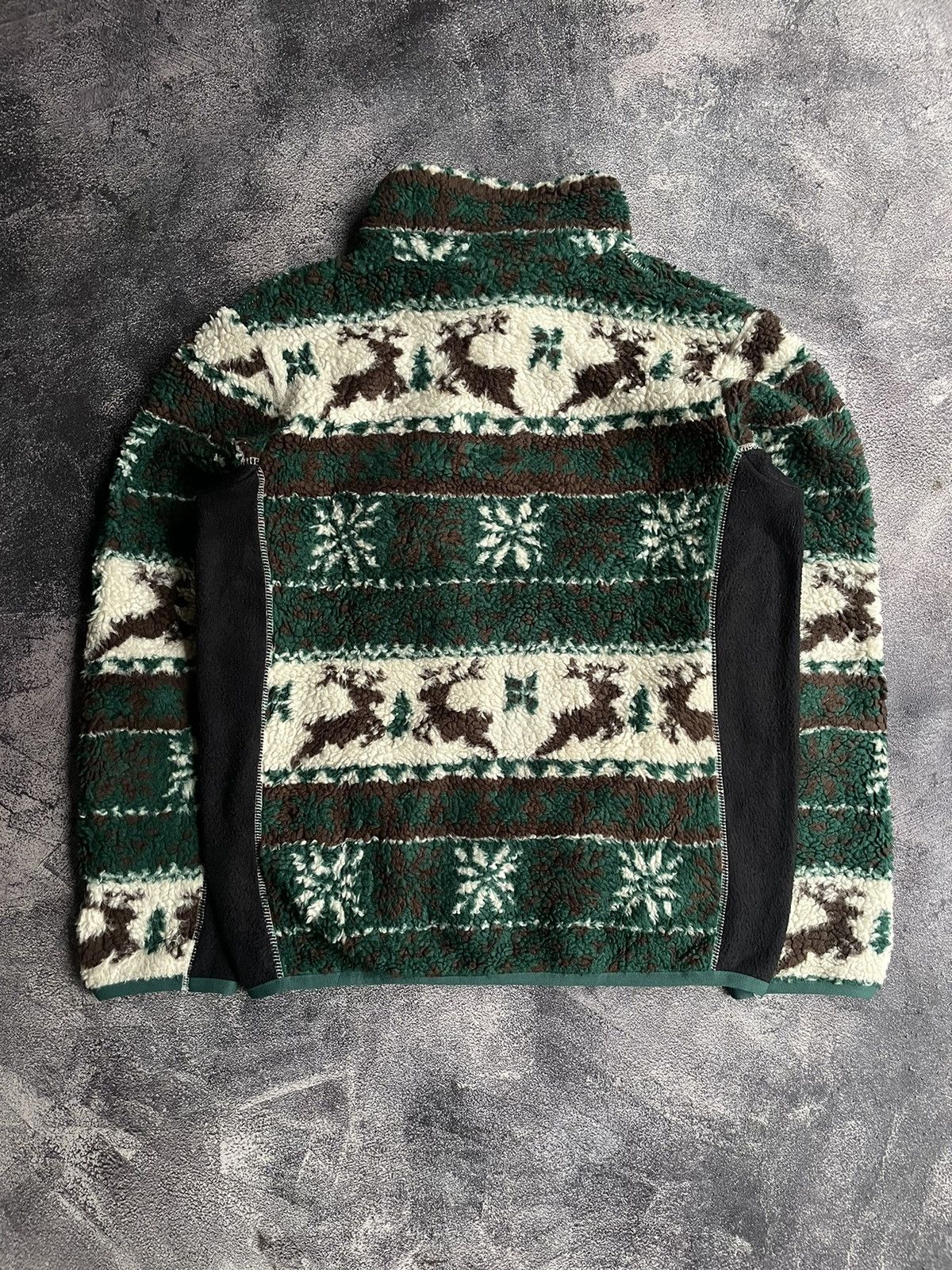 Manastash Manastash Fleece Jacket Pattern Deer Size US M / EU 48-50 / 2 - 8 Thumbnail