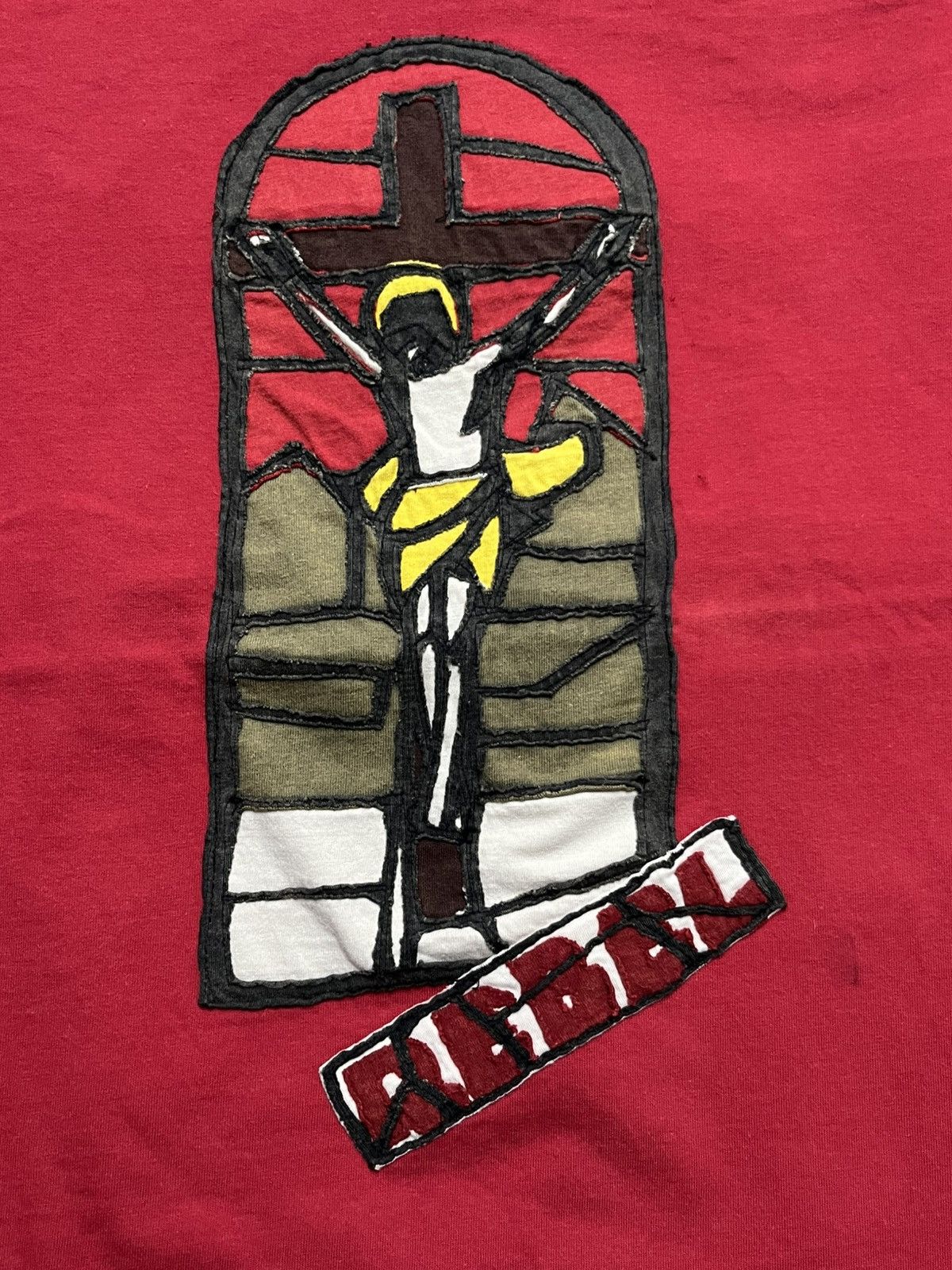 Other 20151735 Jesus On The Cross Patchwork T-Shirt Size US L / EU 52-54 / 3 - 3 Thumbnail