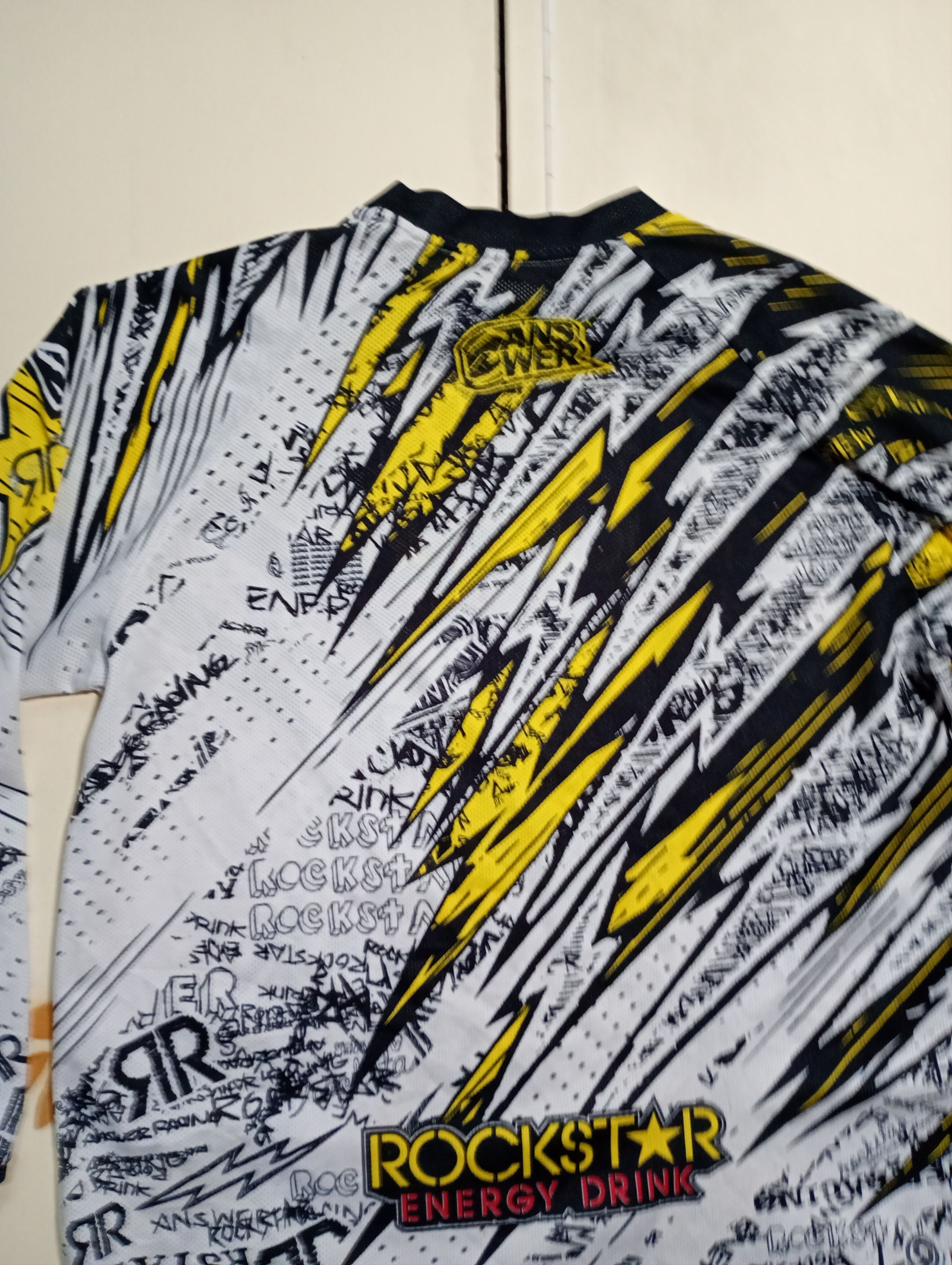 Vintage Answer Racing x Rockstar Motocross Jersey Y2k Size US M / EU 48-50 / 2 - 15 Thumbnail