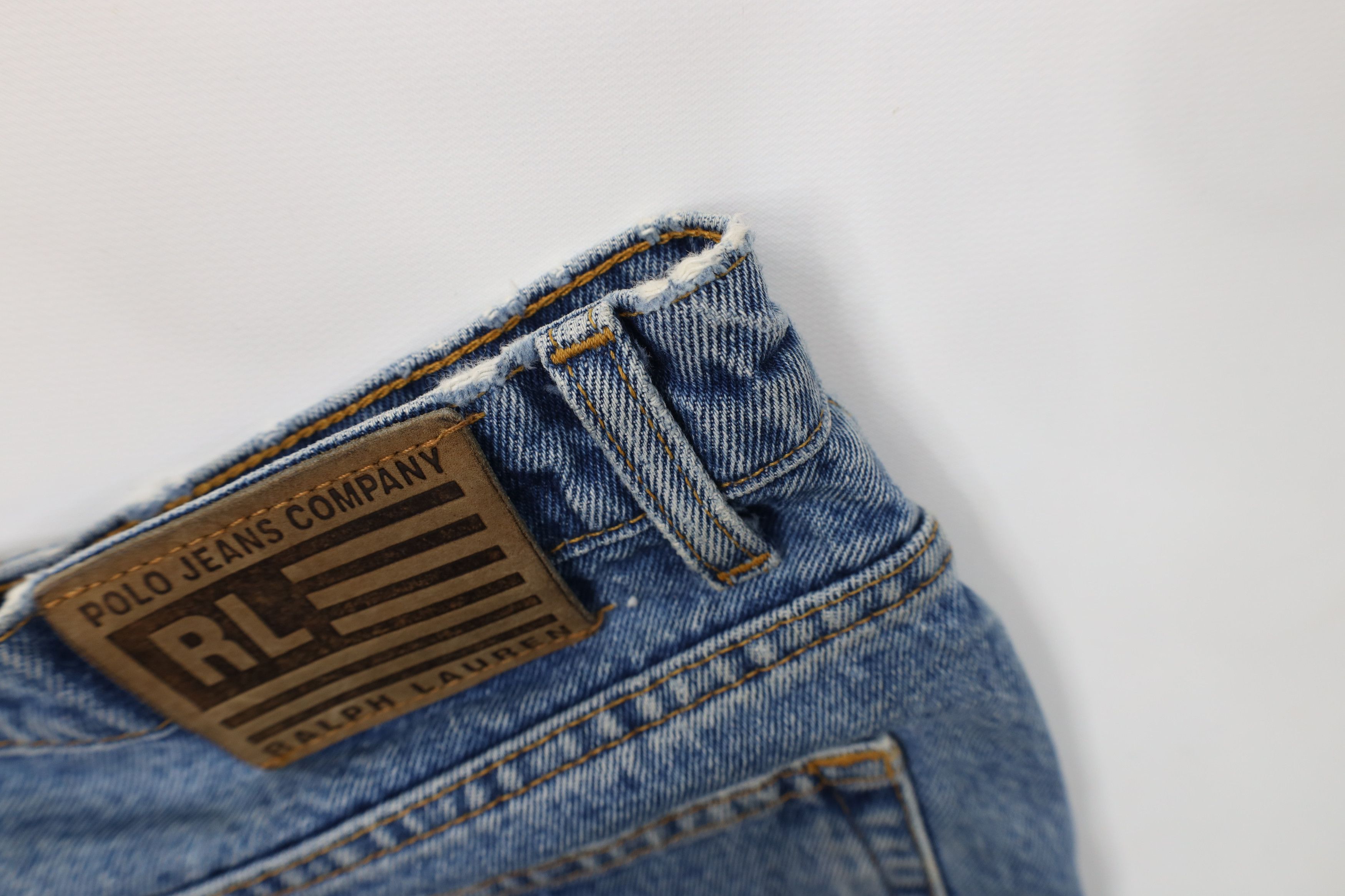 Ralph Lauren Vintage 90s Ralph Lauren Above Knee Denim Jean Shorts Jorts Size 30" / US 8 / IT 44 - 14 Thumbnail