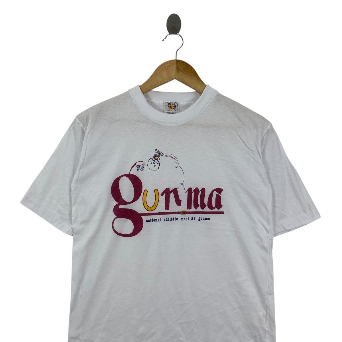 Other Vintage 1983 GUNMA JAPAN National Athletic Tee Shirt Top S Size L / US 10 / IT 46 - 4 Thumbnail