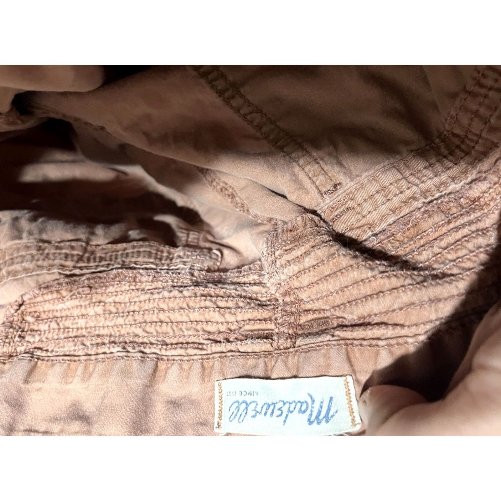 Madewell Madewell Pink Campstitch Slouch Lightweight Cotton Ankle Pants Women Size 32 Size 24" / US 00 / IT 34 - 6 Thumbnail