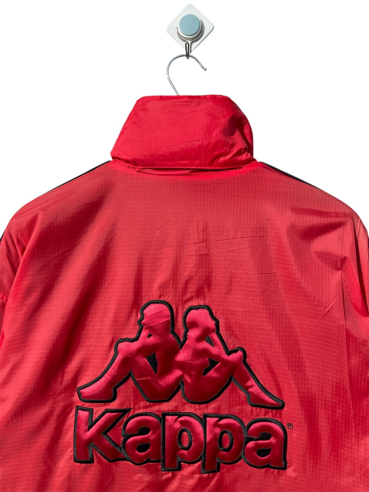 Kappa RARE🔥 Kappa Side Tape Retro Windbreker Jacket Hoodie Size US L / EU 52-54 / 3 - 6 Thumbnail