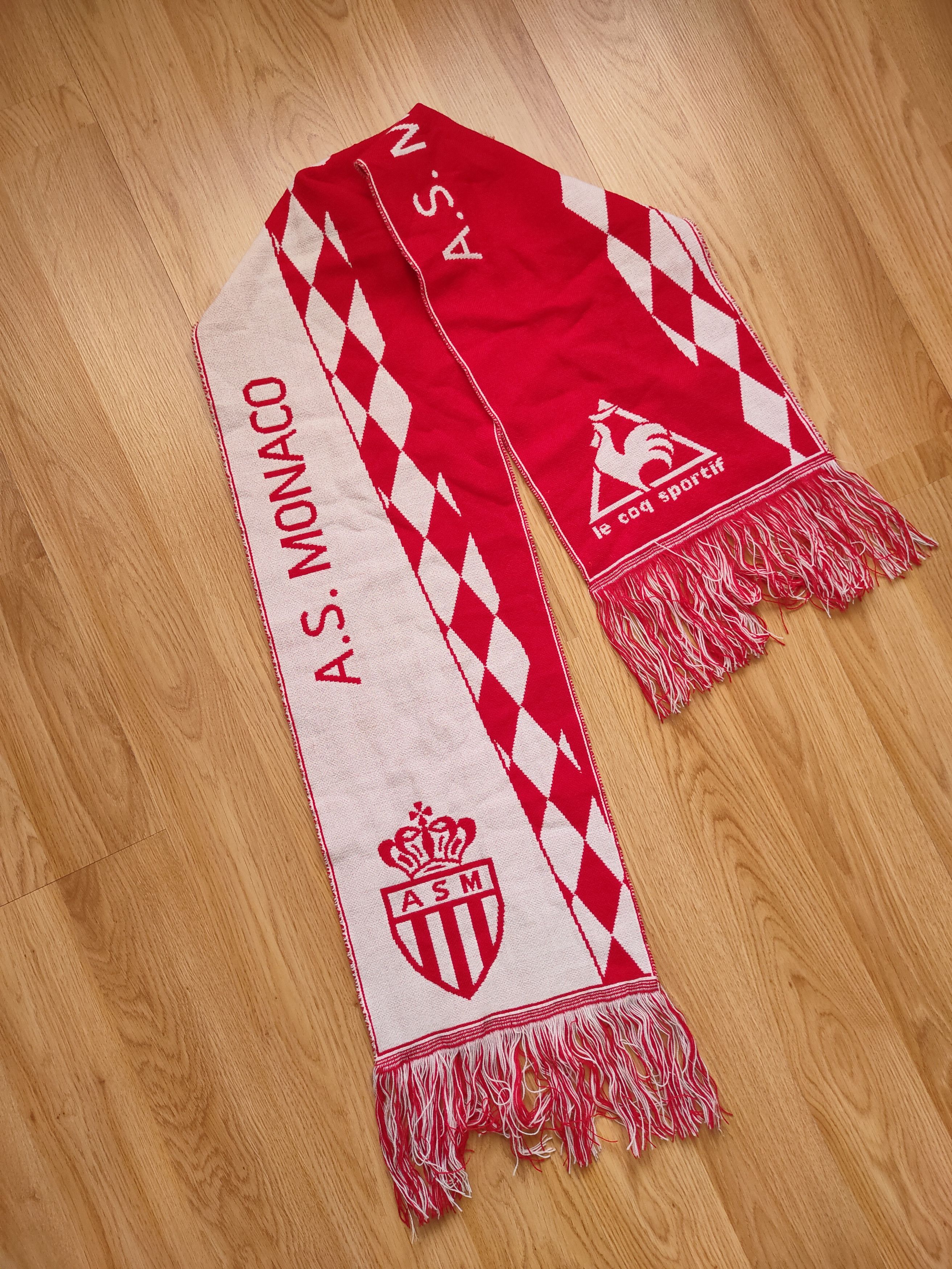 Le Coq Sportif Vintage scarf Le Coq Sportif A.S. Monaco Vetements Loisirs Size ONE SIZE - 6 Thumbnail