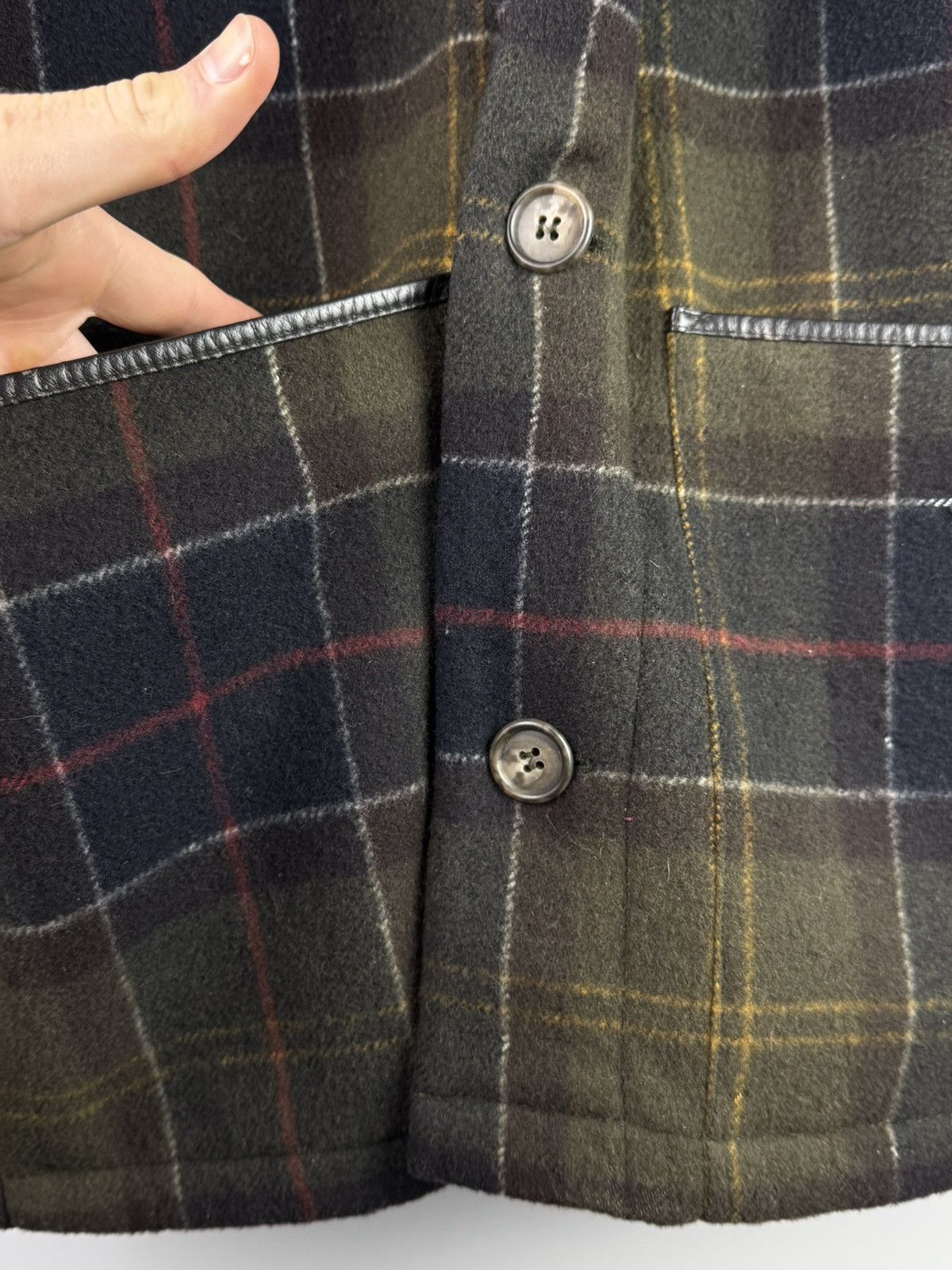 Barbour Barbour T78 The Gallaway Wool Coat Jacket Plaid Corduroy Size US S / EU 44-46 / 1 - 5 Thumbnail