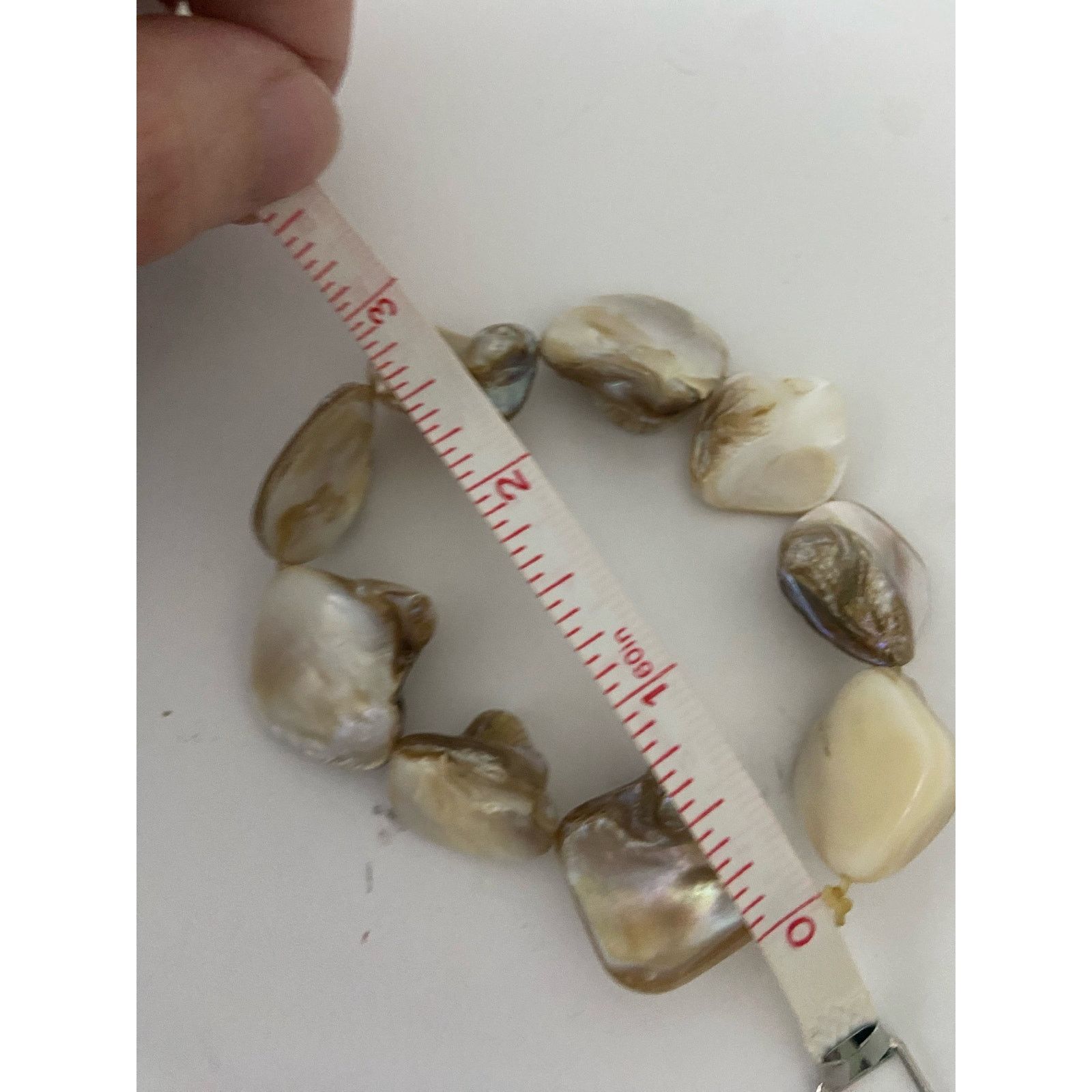 Handmade Mother of pearl bracelet Size ONE SIZE - 4 Thumbnail