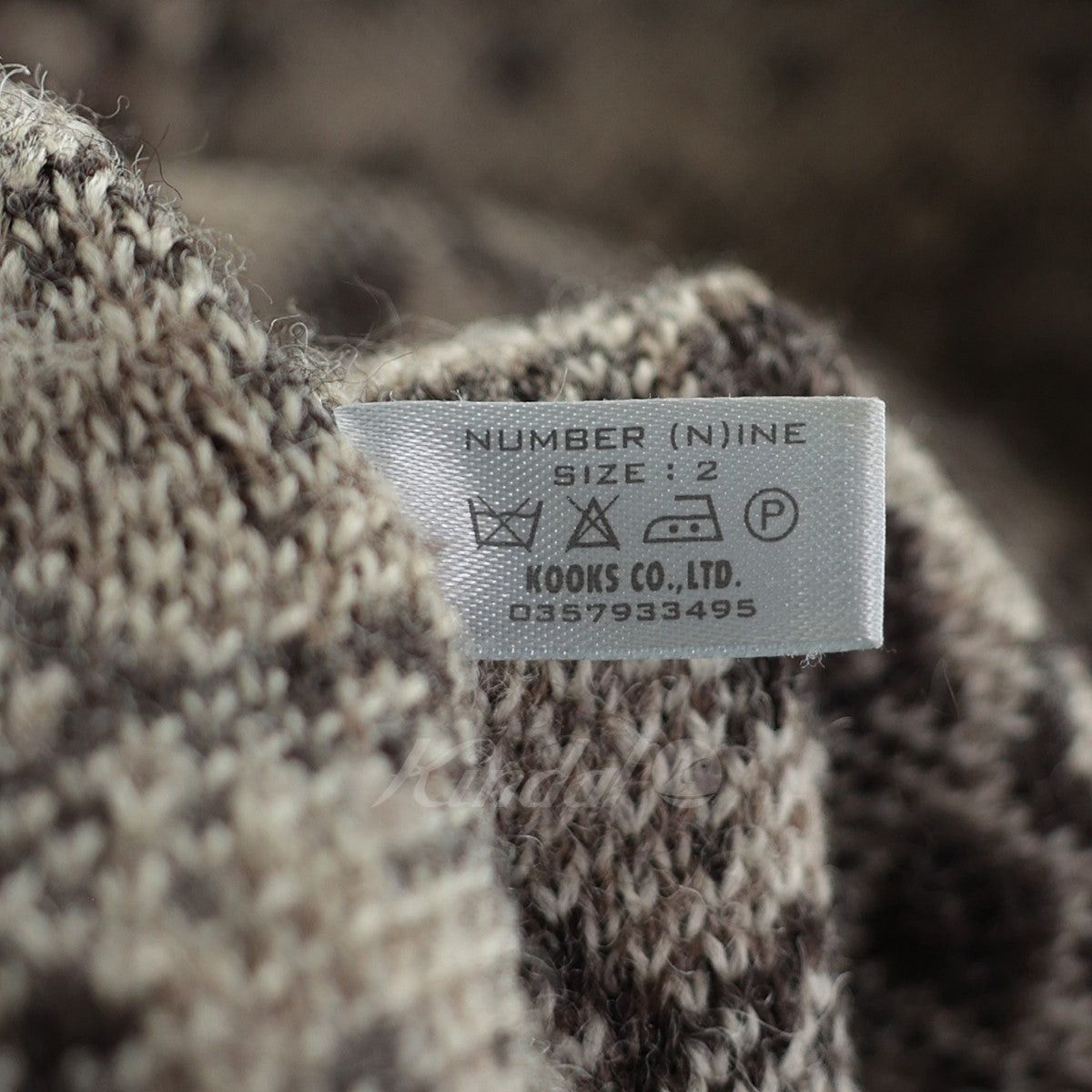Number (N)ine Number (N)ine 02AW pattern crew glue zip cardigan Size US M / EU 48-50 / 2 - 8 Thumbnail