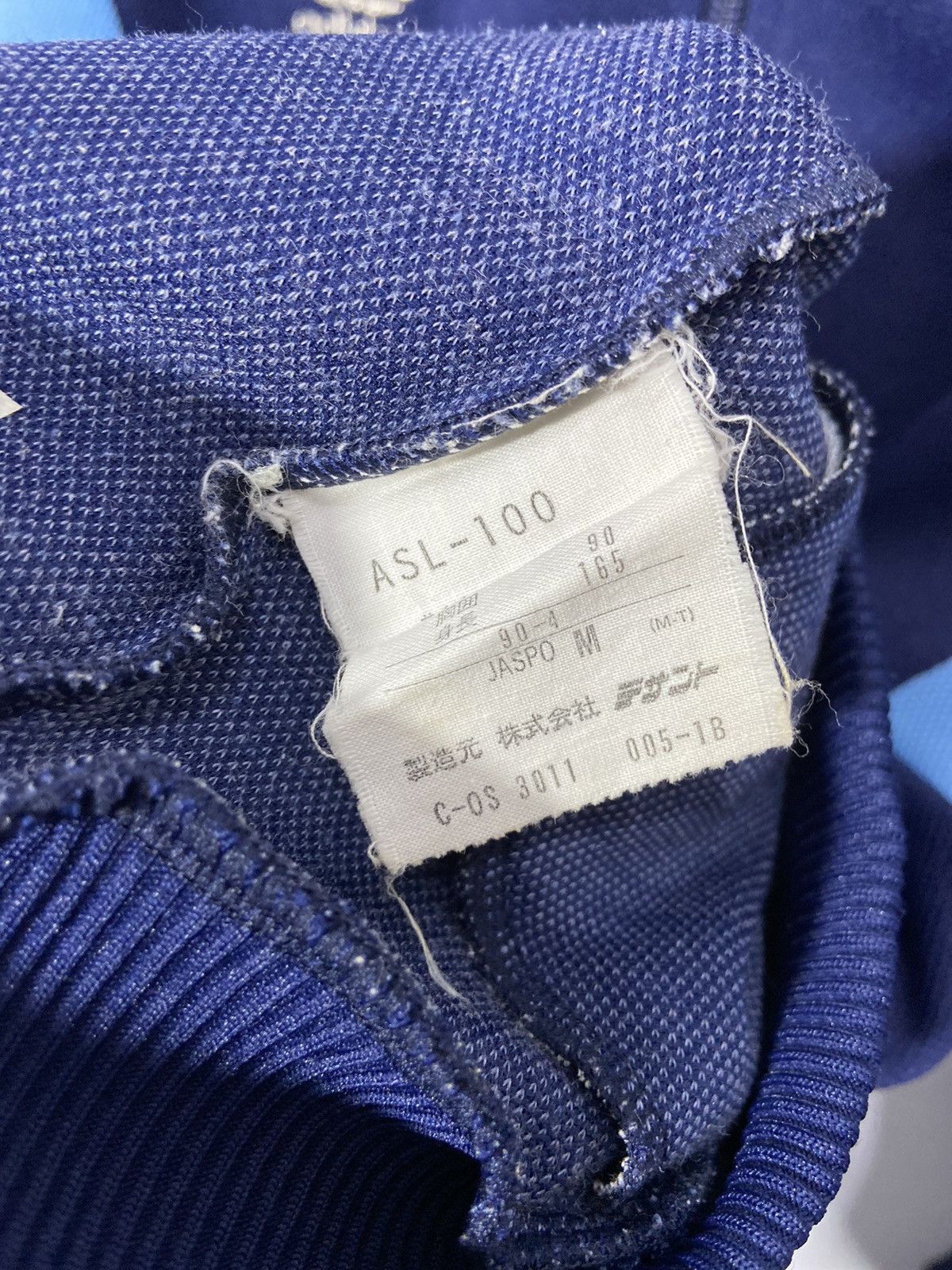 Adidas × Descente Vintage 90s Adidas Trefoil Descente Track Jacket Blue Size US M / EU 48-50 / 2 - 8 Thumbnail