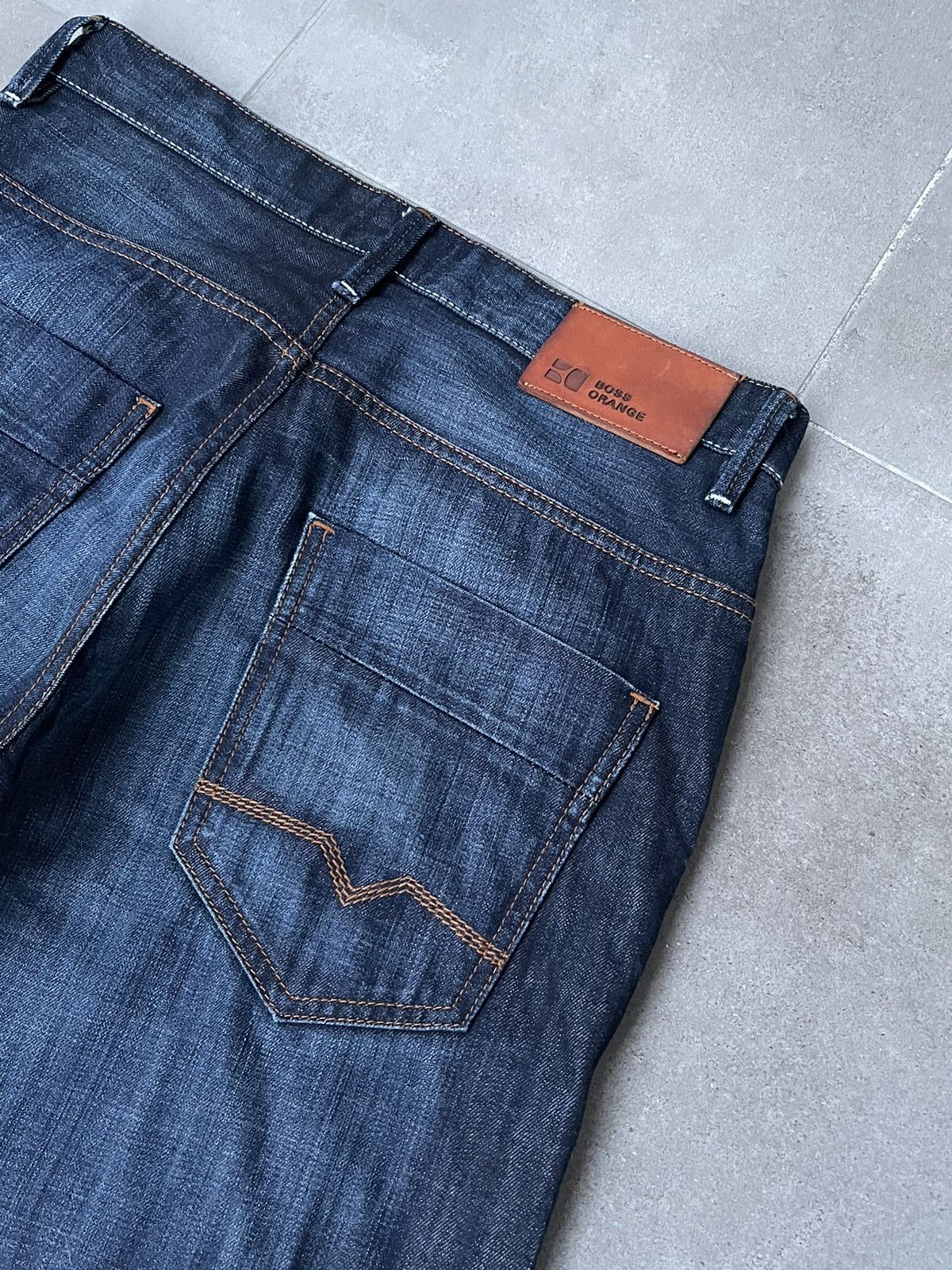 Hugo Boss Hugo Boss Orange Dark Indigo Denim Pants Size US 32 / EU 48 - 18 Thumbnail