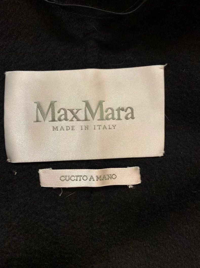 Max Mara Max Mara Classic black, 100% cashmere water ripple Size XS / US 0-2 / IT 36-38 - 2 Thumbnail