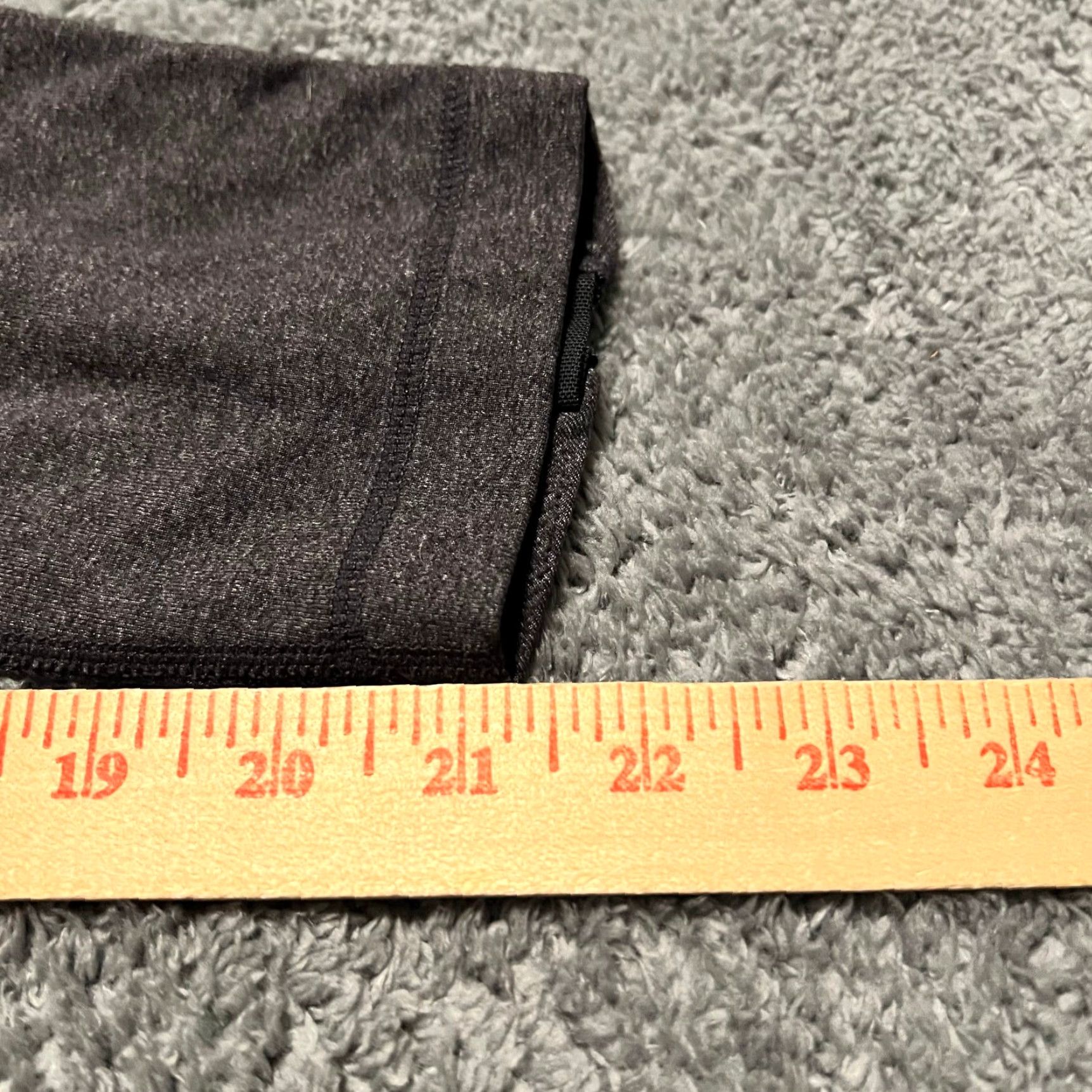 Lululemon Lululemon Crop Leggings Womens 6 Gray Ruched Zipper Back Bottom Capri Pants Size 28" / US 6 / IT 42 - 7 Thumbnail