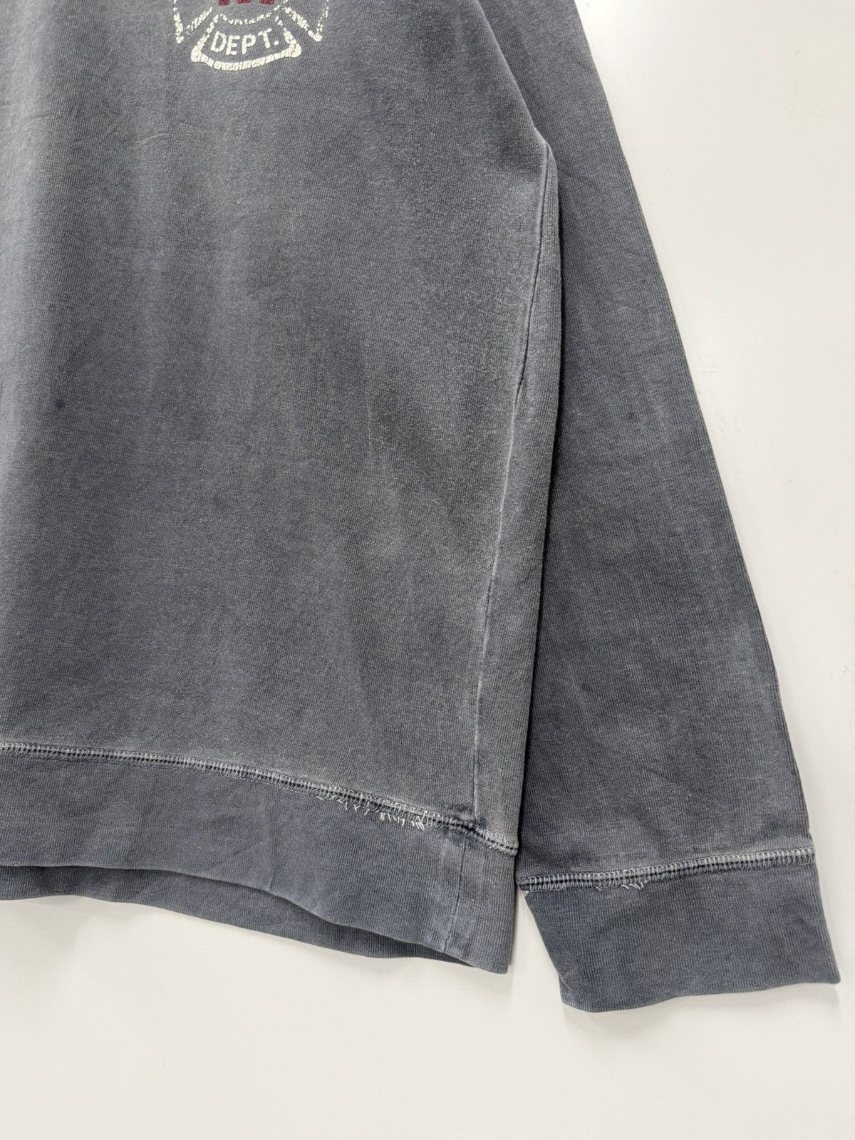 Japanese Brand 🔥 Vintage Dyed Distressed U.S.A.R roundneck Sweatshirt Size US M / EU 48-50 / 2 - 3 Thumbnail