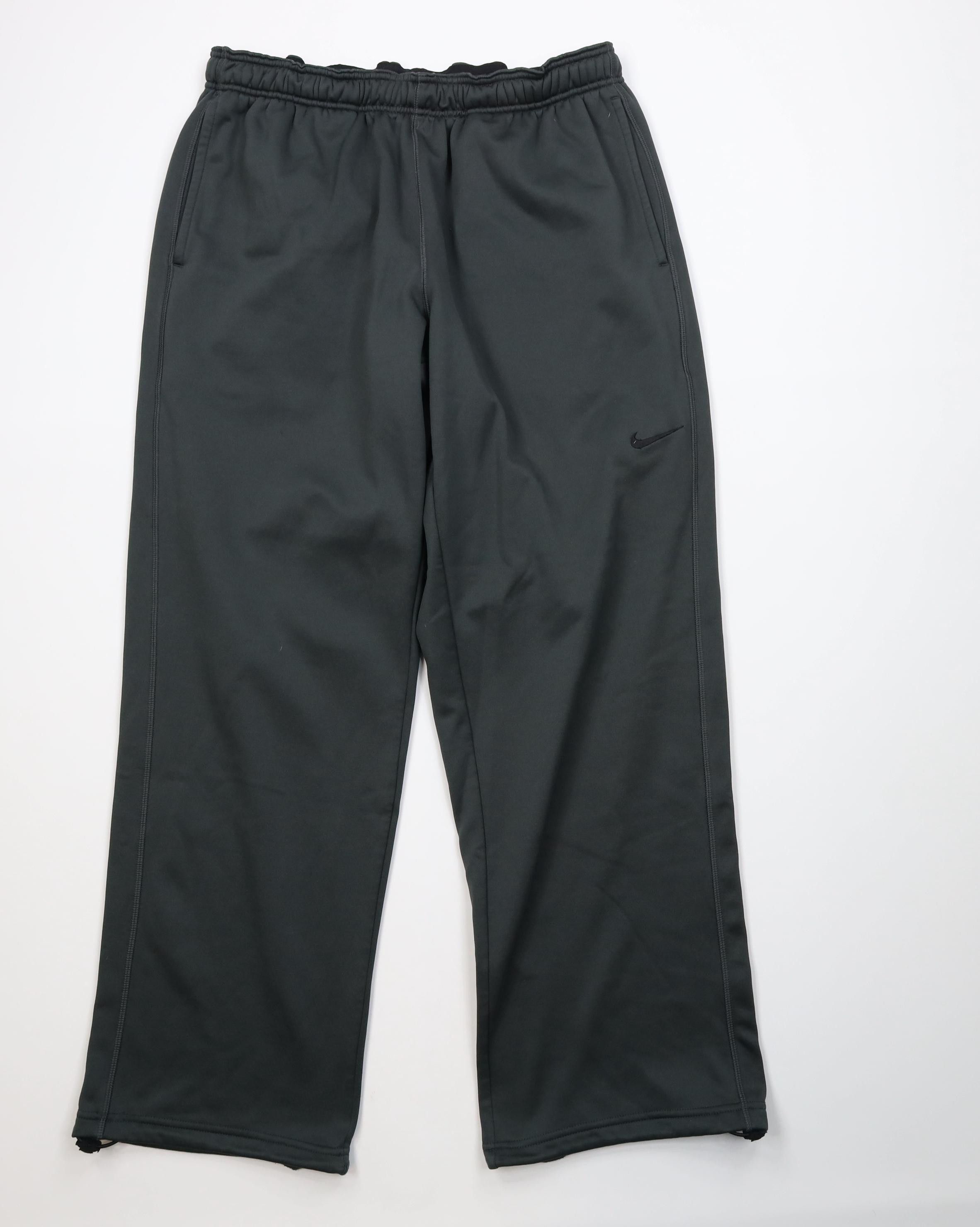 Vintage Y2K Nike Therma Fit Mini Swoosh Wide Leg Sweatpants